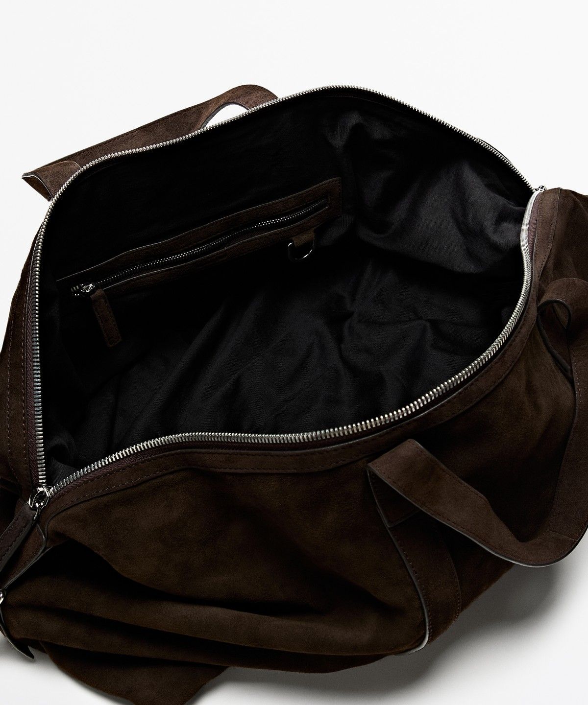 마시모두띠(MASSIMO DUTTI) 스플릿 스웨이드 레더 스포츠 백