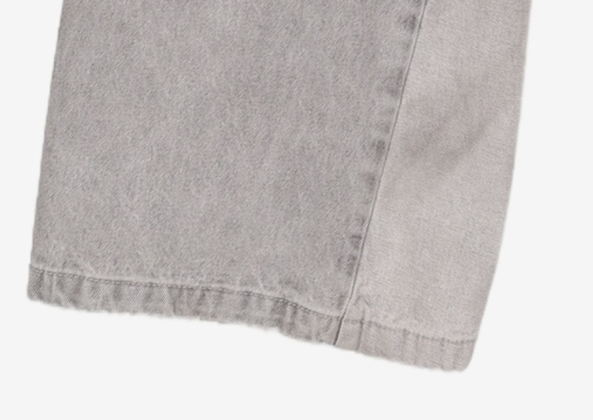 이티씨이(ETCE) CURVED PANEL DENIM PANTS 2.0 (GRAY) L