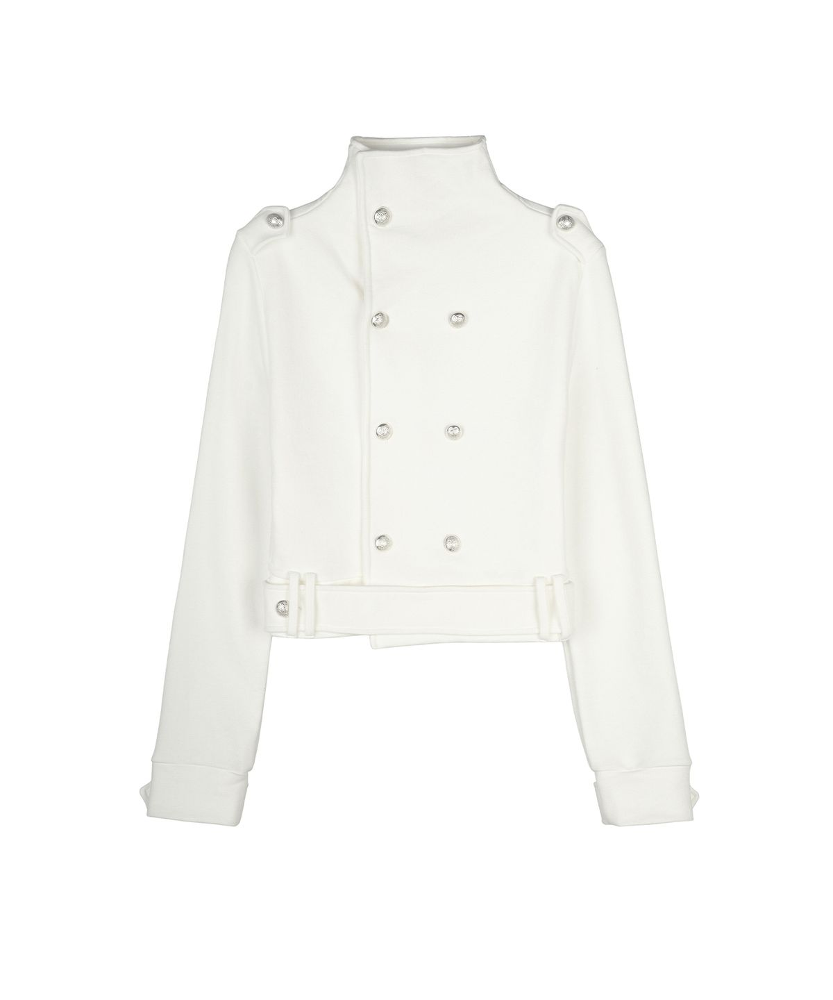 아야즈앤세이(AYASNSEY) SIER NAPOLEON HIGH-NECK JACKET (WHITE IVORY)