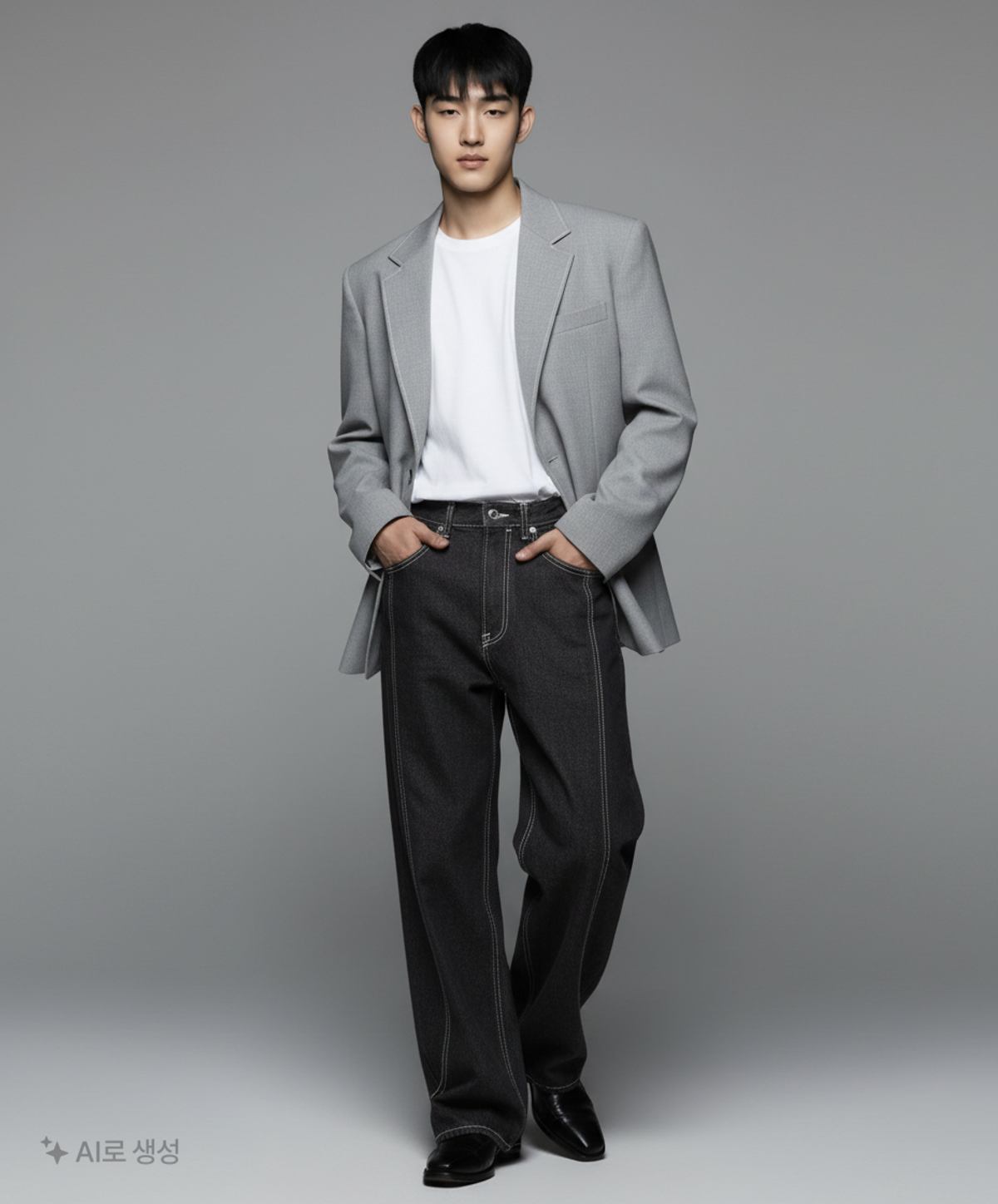 언어펙티드(UNAFFECTED) 청/데님 팬츠 S