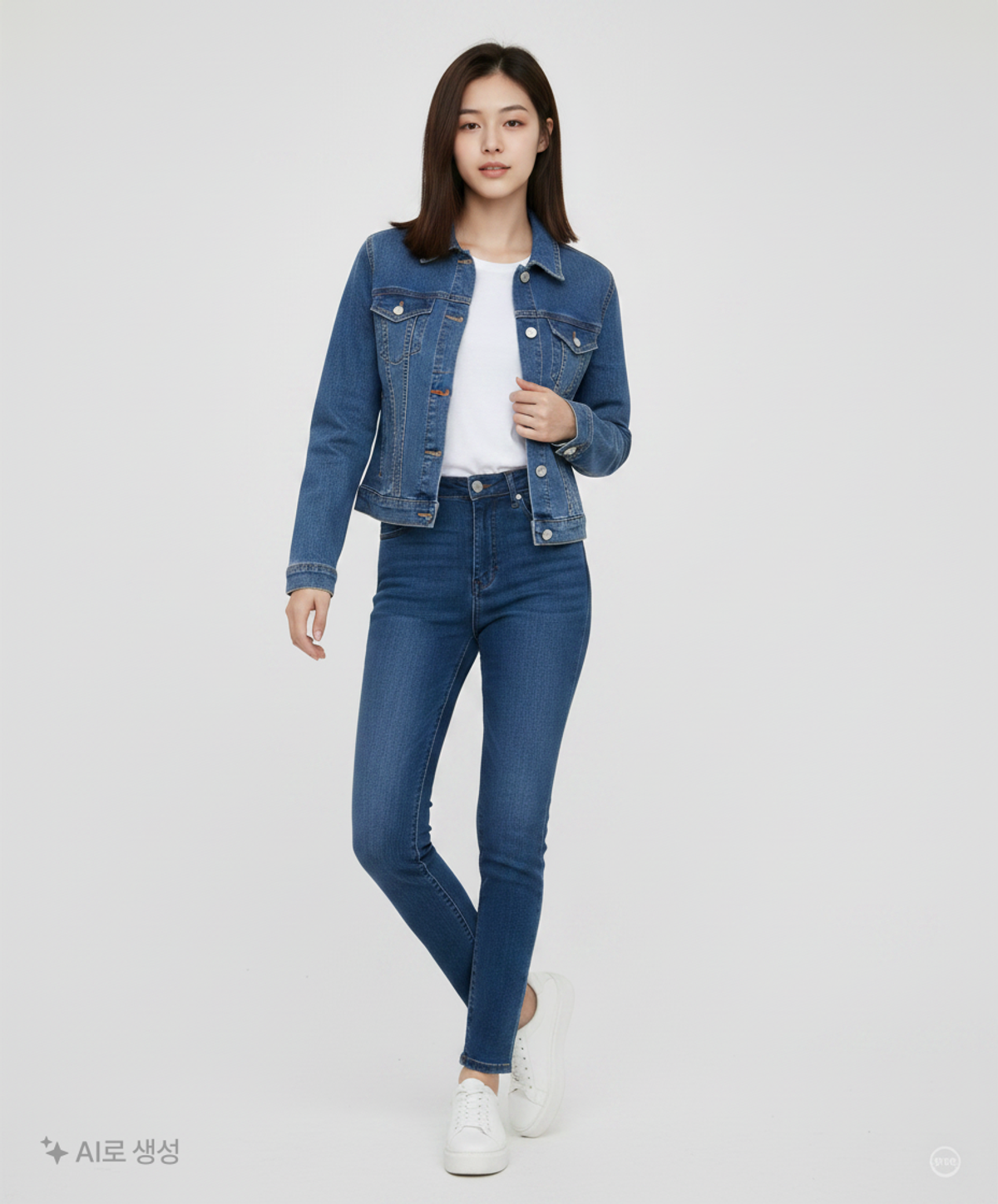 미쏘(MIXXO) 데님/트러커 재킷 S