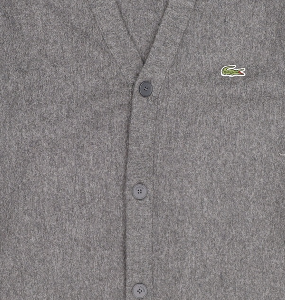 라코스테(LACOSTE) 남성 링스링스 브이넥 가디건 [차콜그레이] 100
