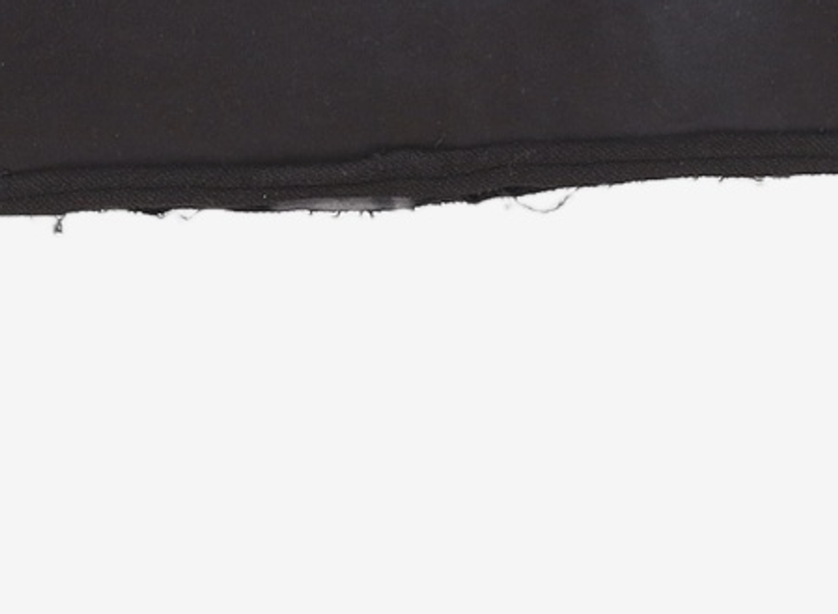 프렌다(PRENDA) SMUDGED LOGO CROP SWEATSHIRT BLACK FREE