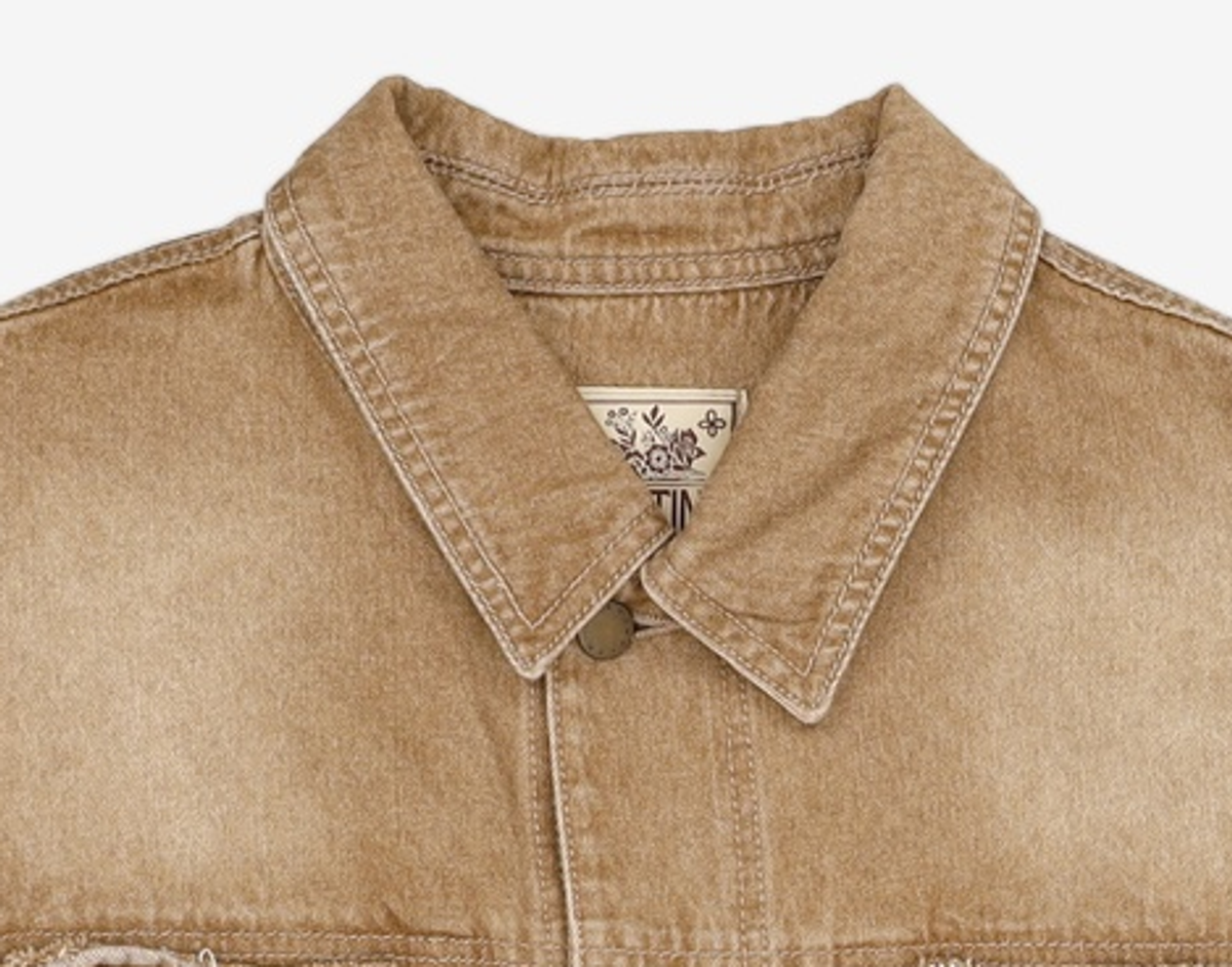 마틴플랜(MARTIN PLAN) Loose Out Denim Jacket - BROWN 105