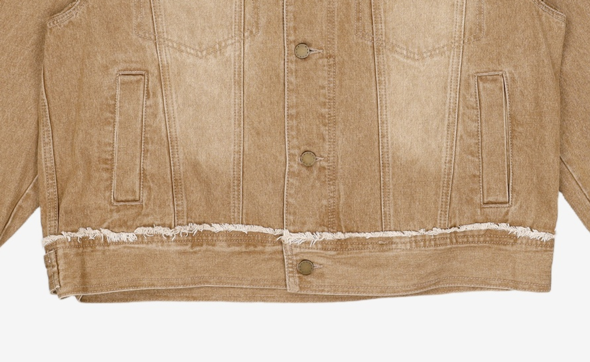 마틴플랜(MARTIN PLAN) Loose Out Denim Jacket - BROWN 105