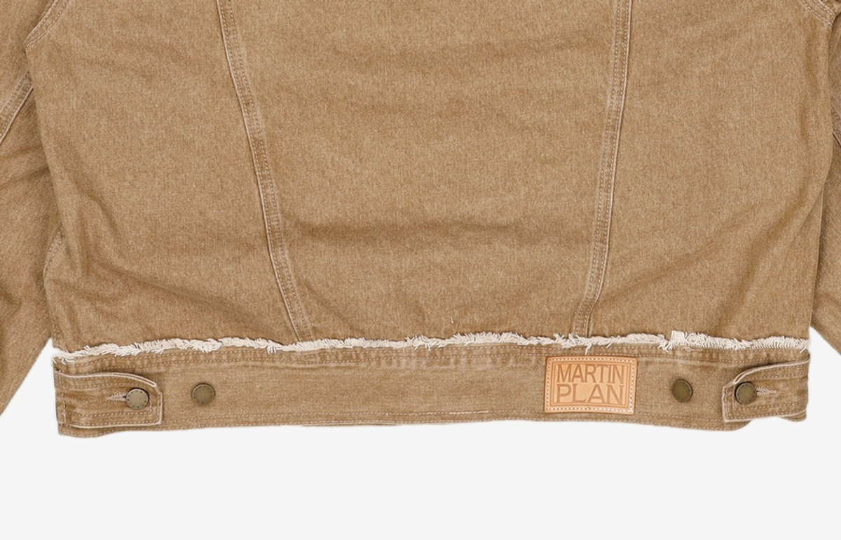 마틴플랜(MARTIN PLAN) Loose Out Denim Jacket - BROWN 105