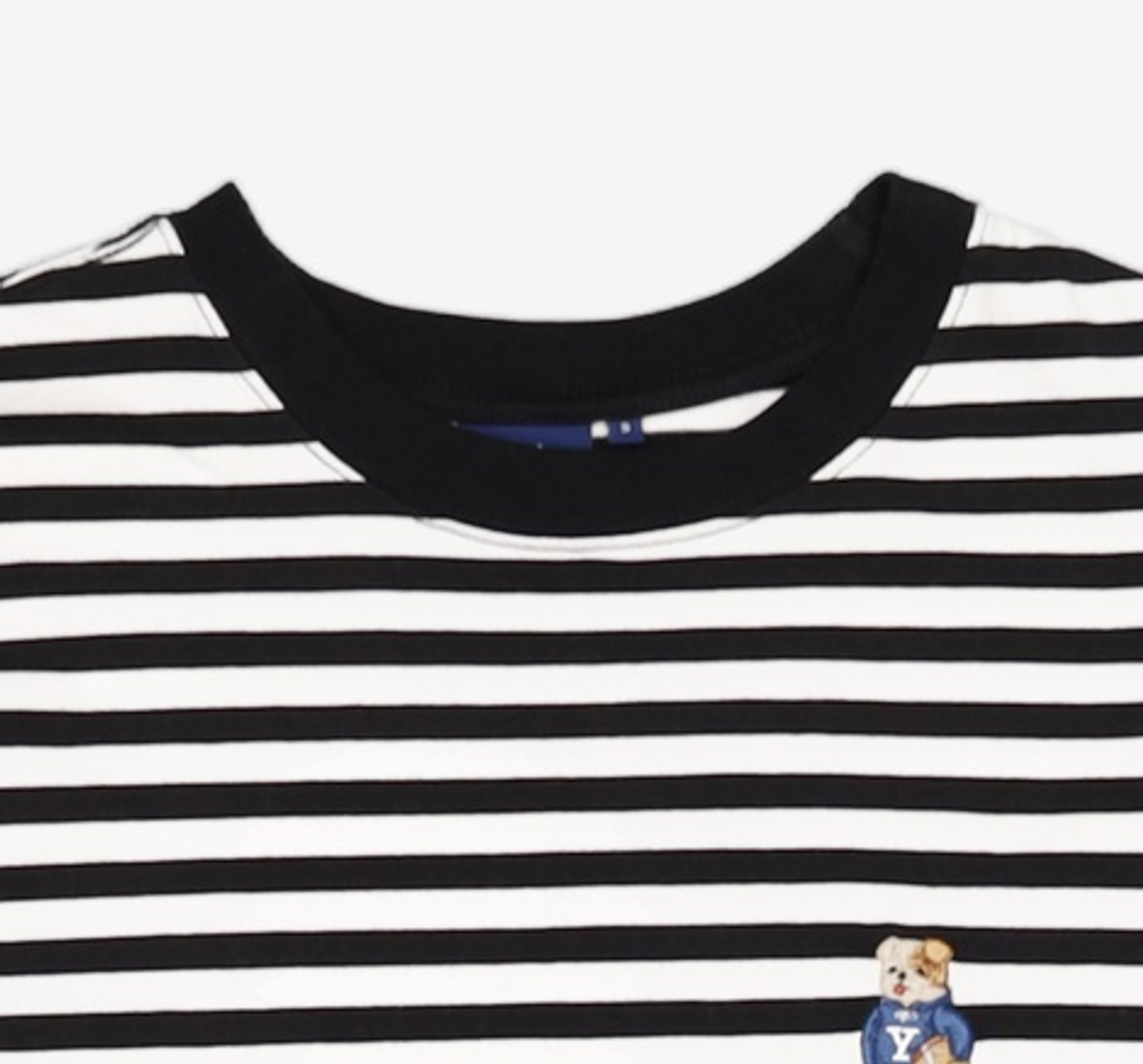 예일(YALE) EMBROIDERY DAN LONG SLEEVE T-SHIRT BLACK S