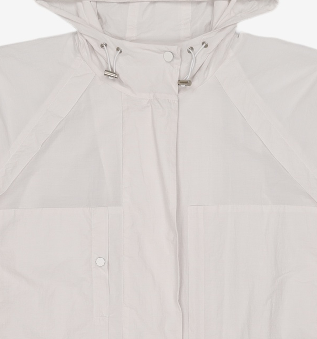 아위(AHWE) Nylon Zip-Up_WHITE FREE