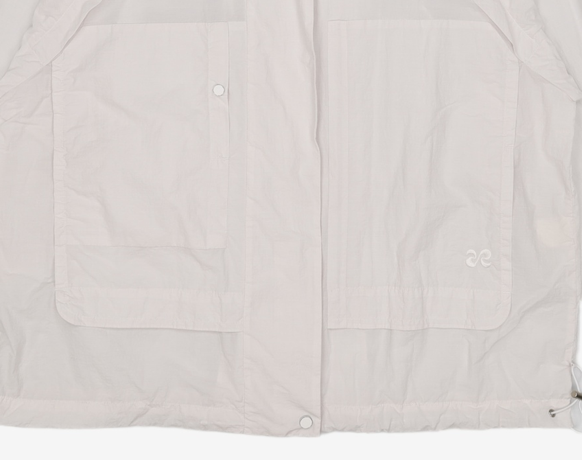 아위(AHWE) Nylon Zip-Up_WHITE FREE