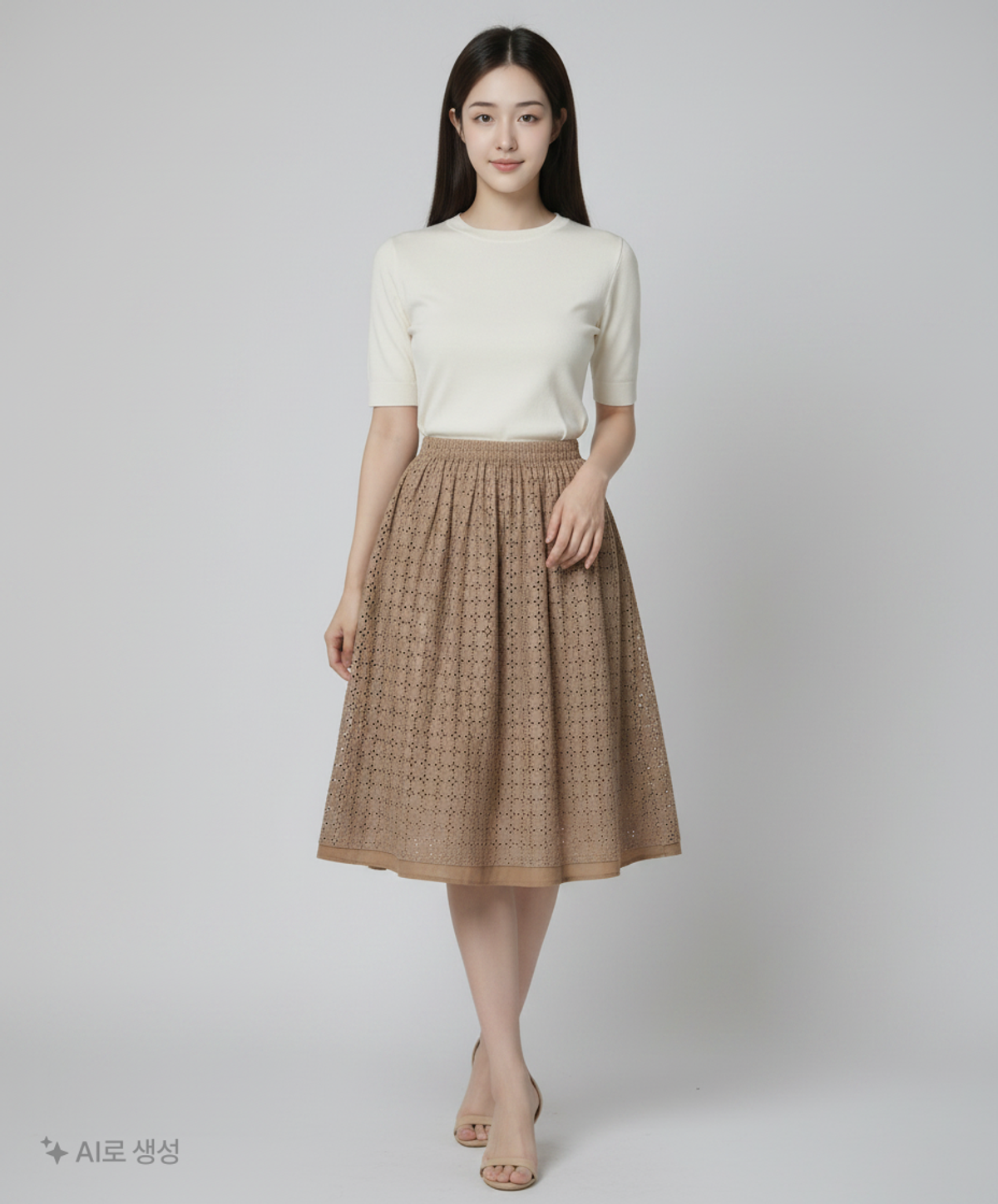 꼼데가르송 트리콧(Comme des Garcons Tricot) 미디스커트 S