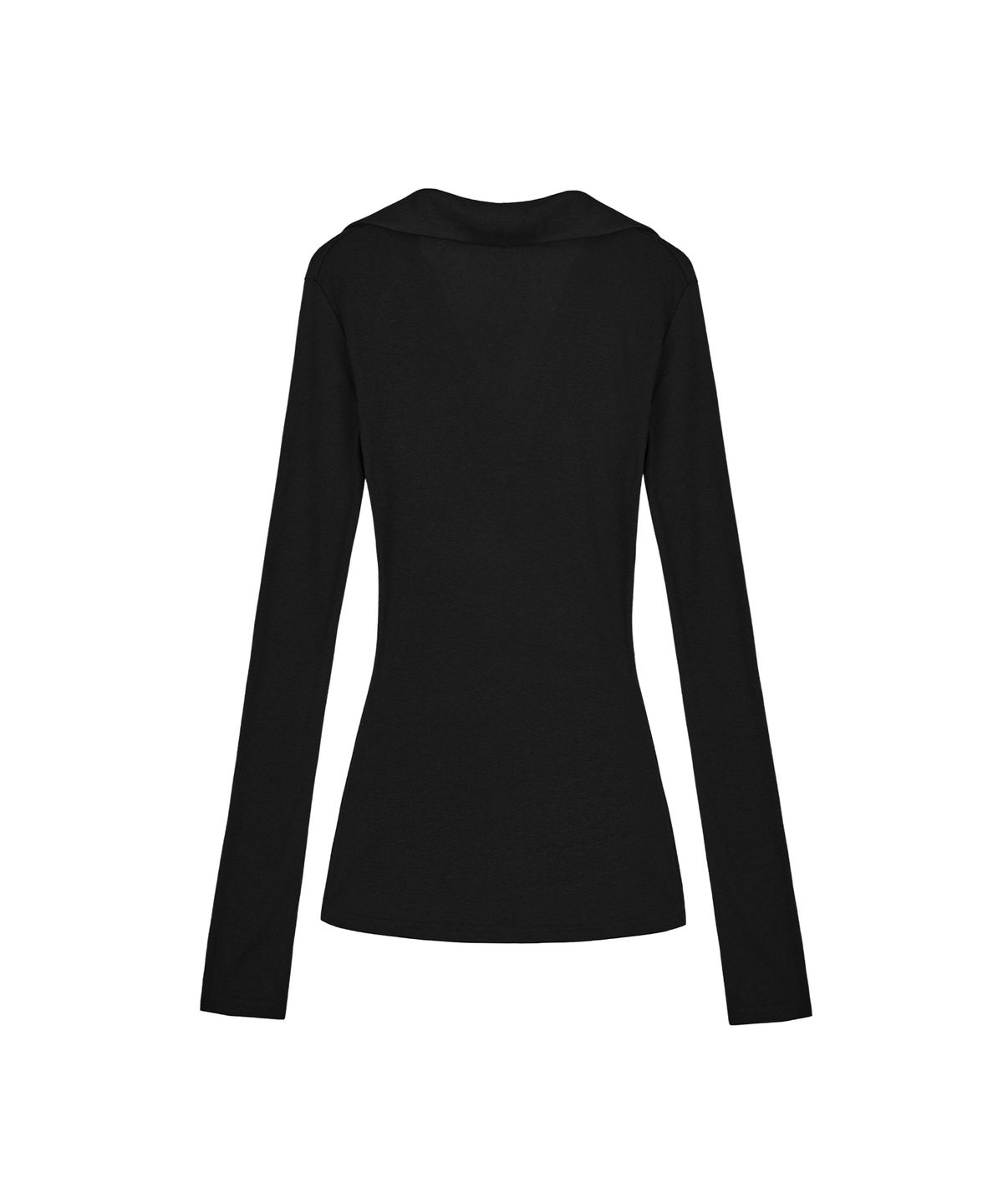 아야즈앤세이(AYASNSEY) NUA COLLAR SLIM TOP (BLACK)