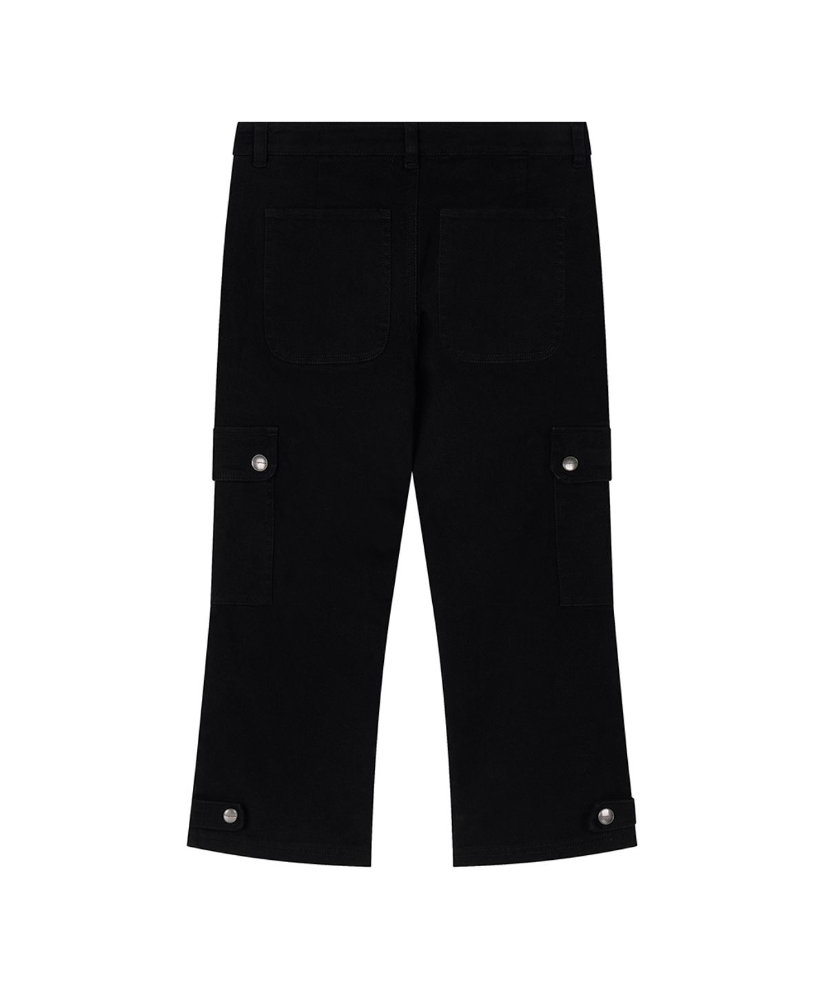 로타입(ROUGHTYPE) Pocket Cargo Capri Pants - Black