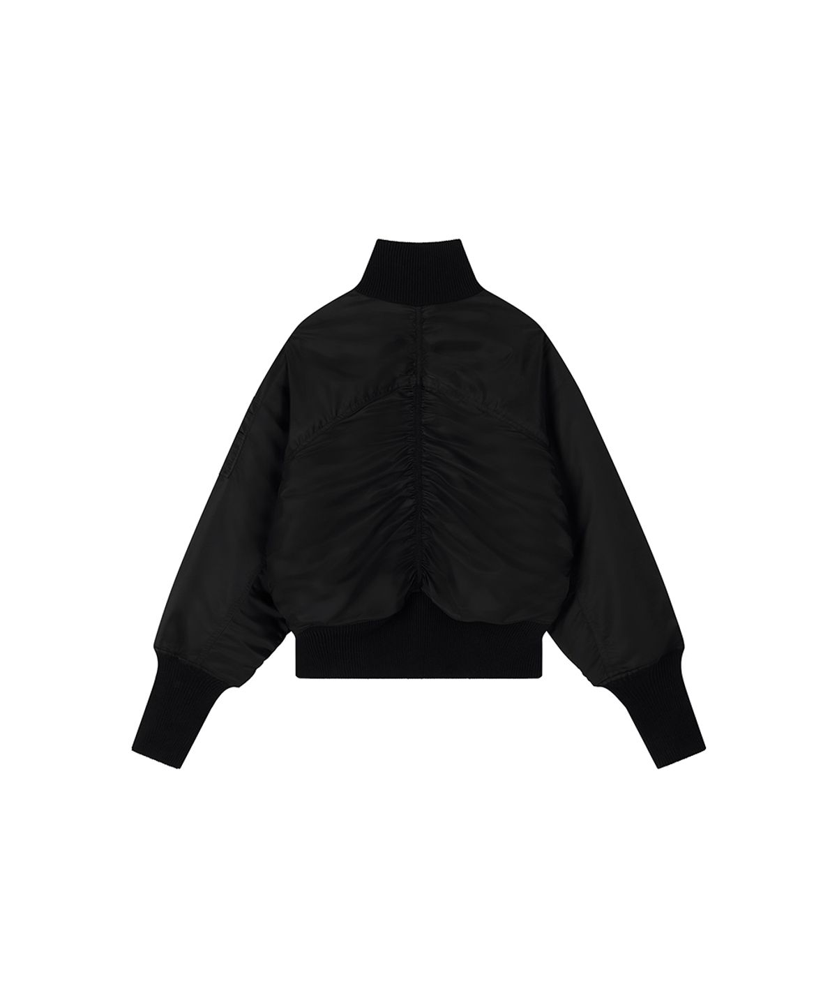 로타입(ROUGHTYPE) Utility Bold Rib MA-1 Jacket - Black