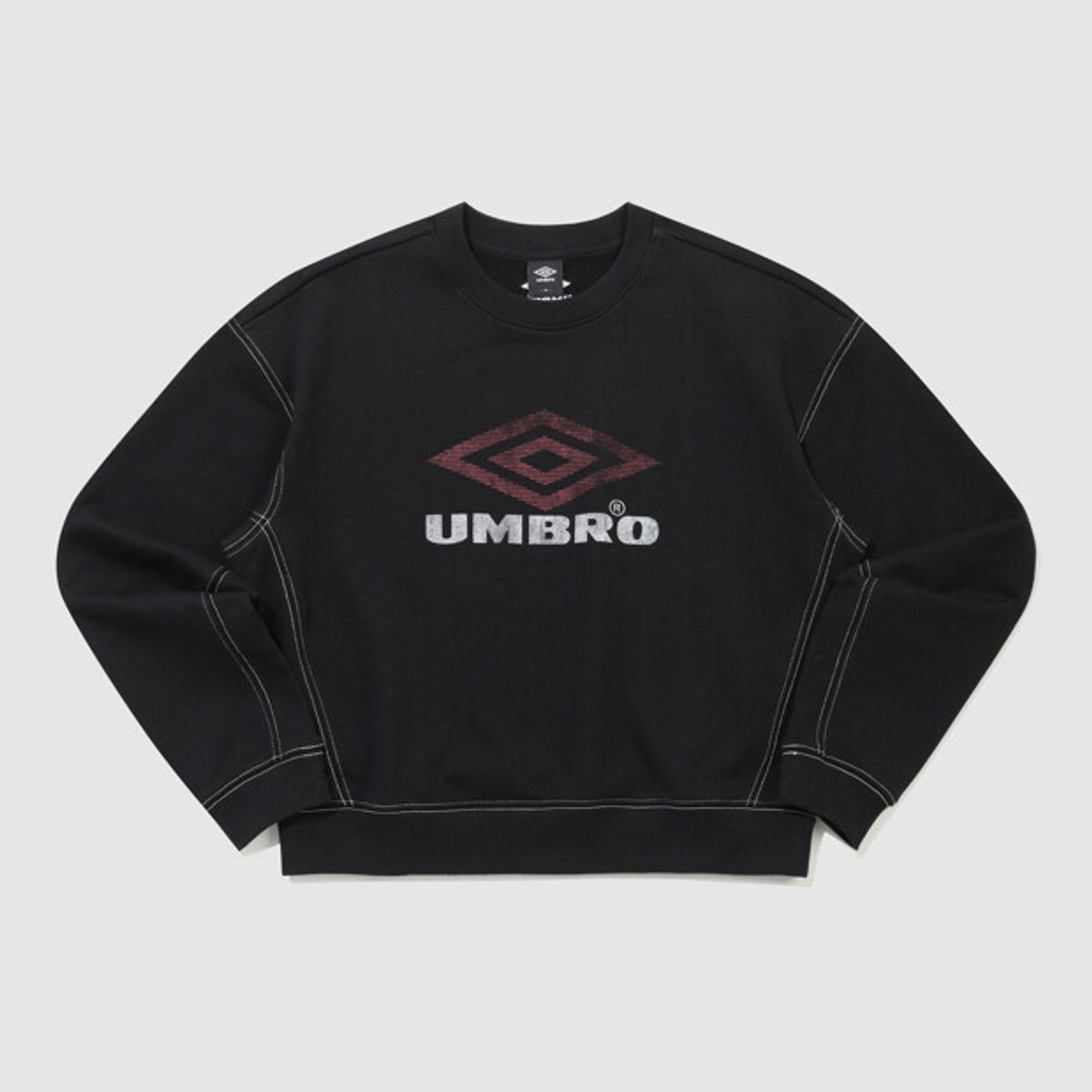 엄브로(UMBRO) 크리스피 타슬란 맨투맨 블랙 UR324CFS91