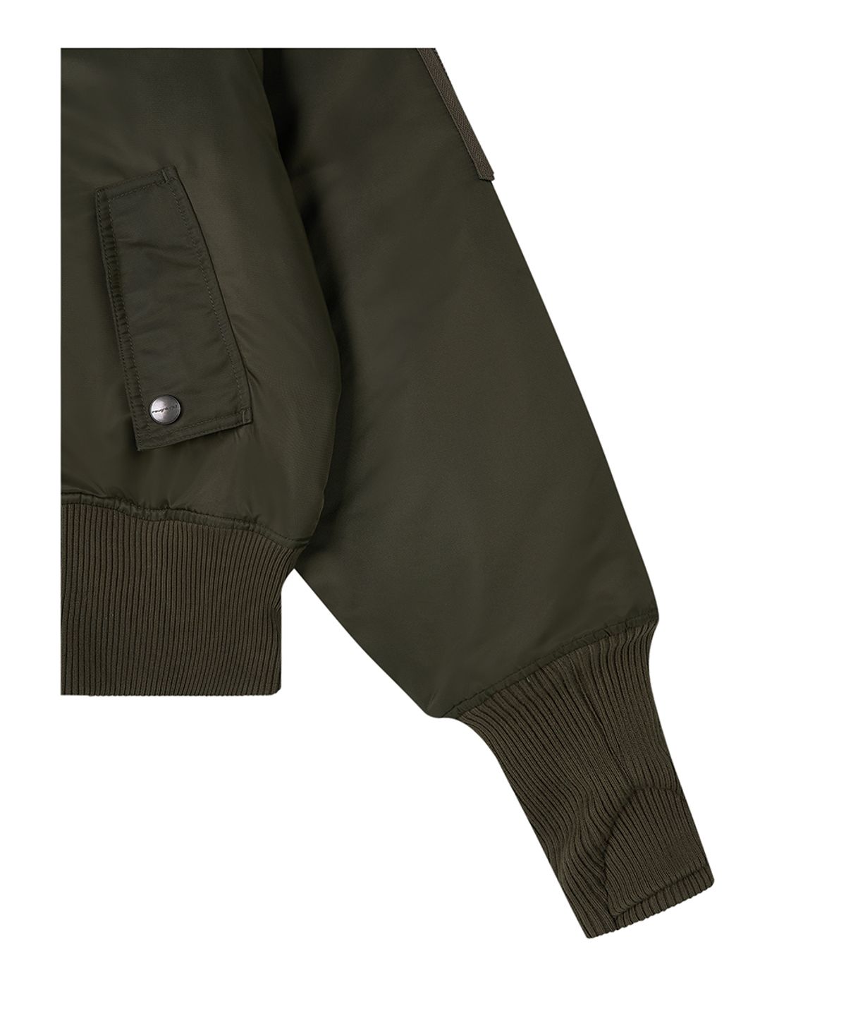 로타입(ROUGHTYPE) Utility Bold Rib MA-1 Jacket - Khaki