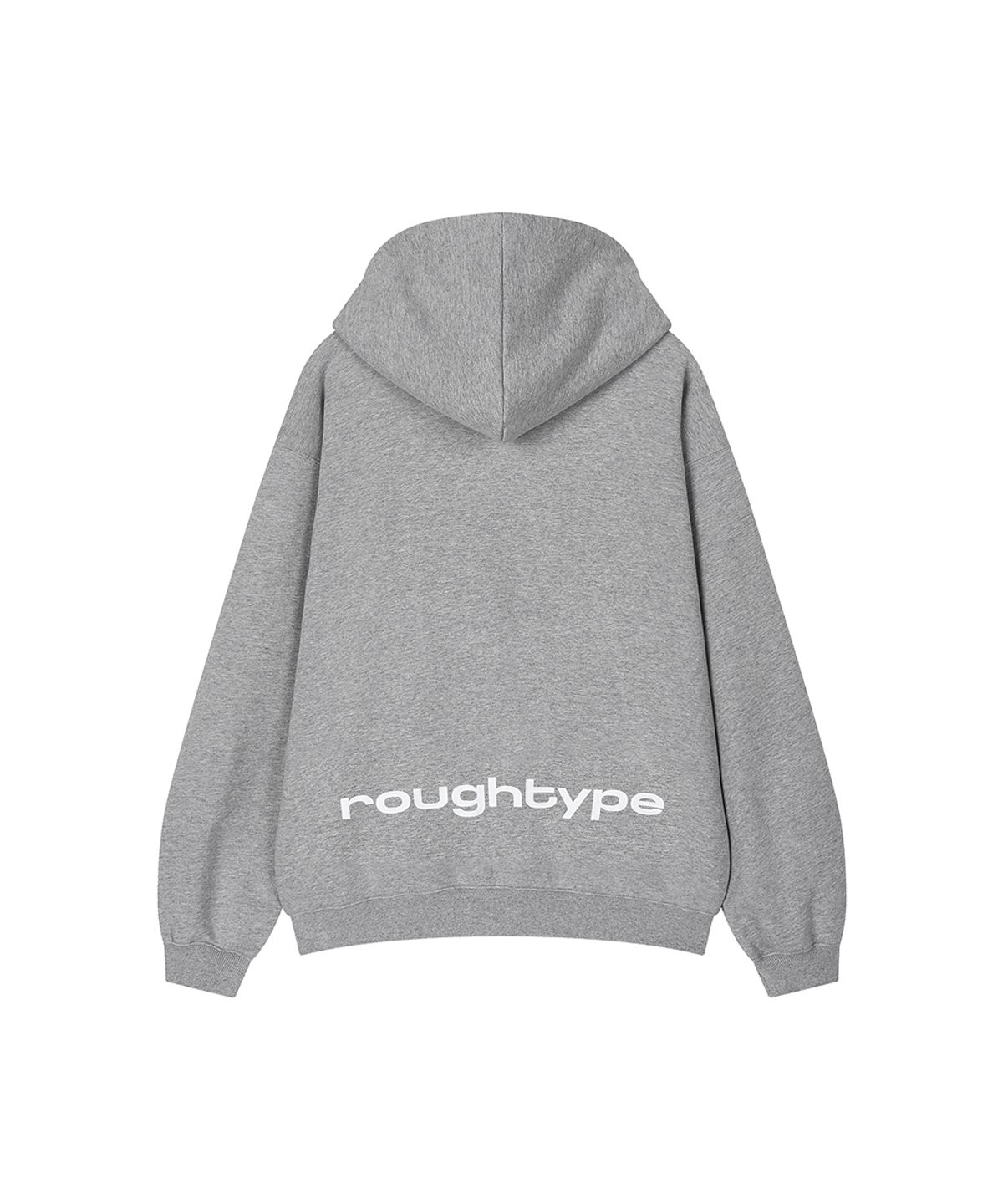 로타입(ROUGHTYPE) roughtype Signature Over Fit Hood Zip-up - Gray