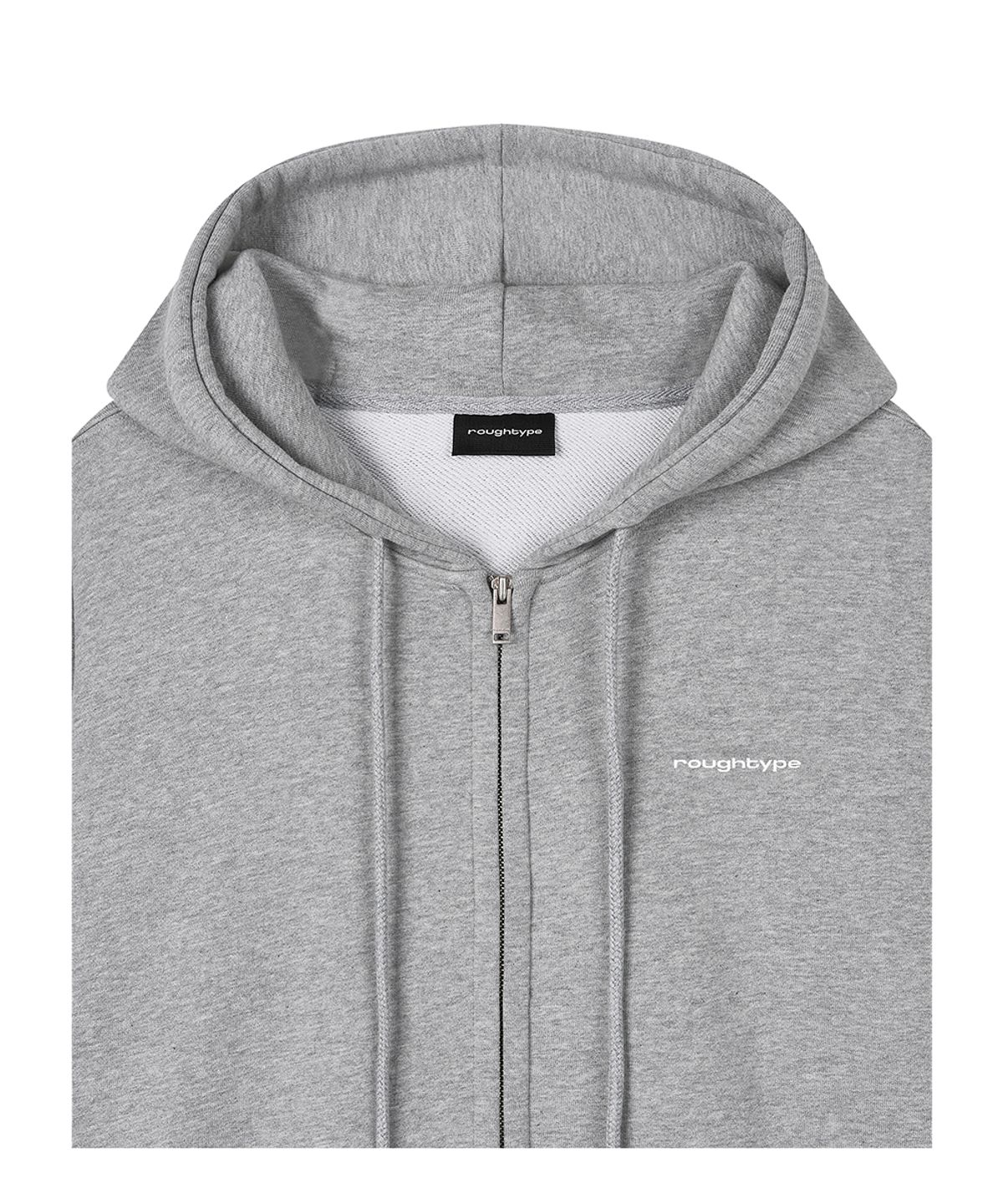 로타입(ROUGHTYPE) roughtype Signature Over Fit Hood Zip-up - Gray
