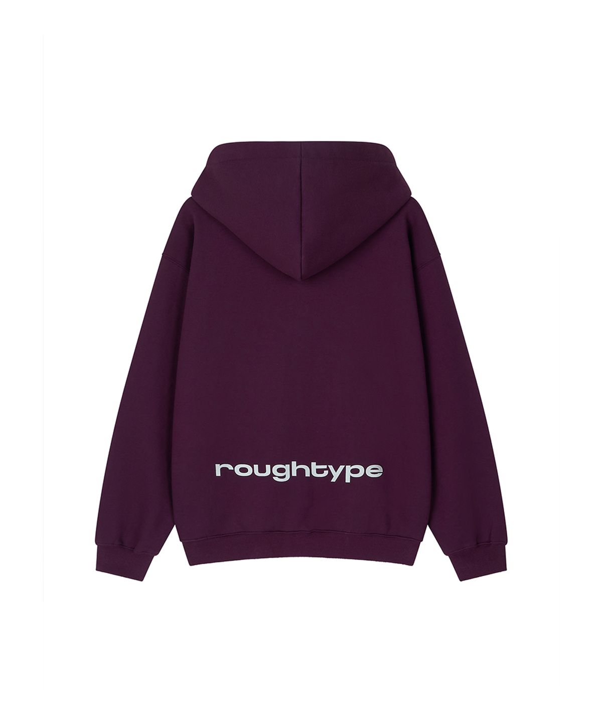 로타입(ROUGHTYPE) roughtype Signature Over Fit Hood Zip-up - Deep purple