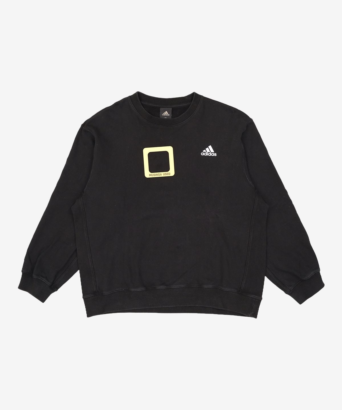 아디다스(ADIDAS) 릴랙스 오버사이즈 크루넥 - 블랙 / CM1407 XXL