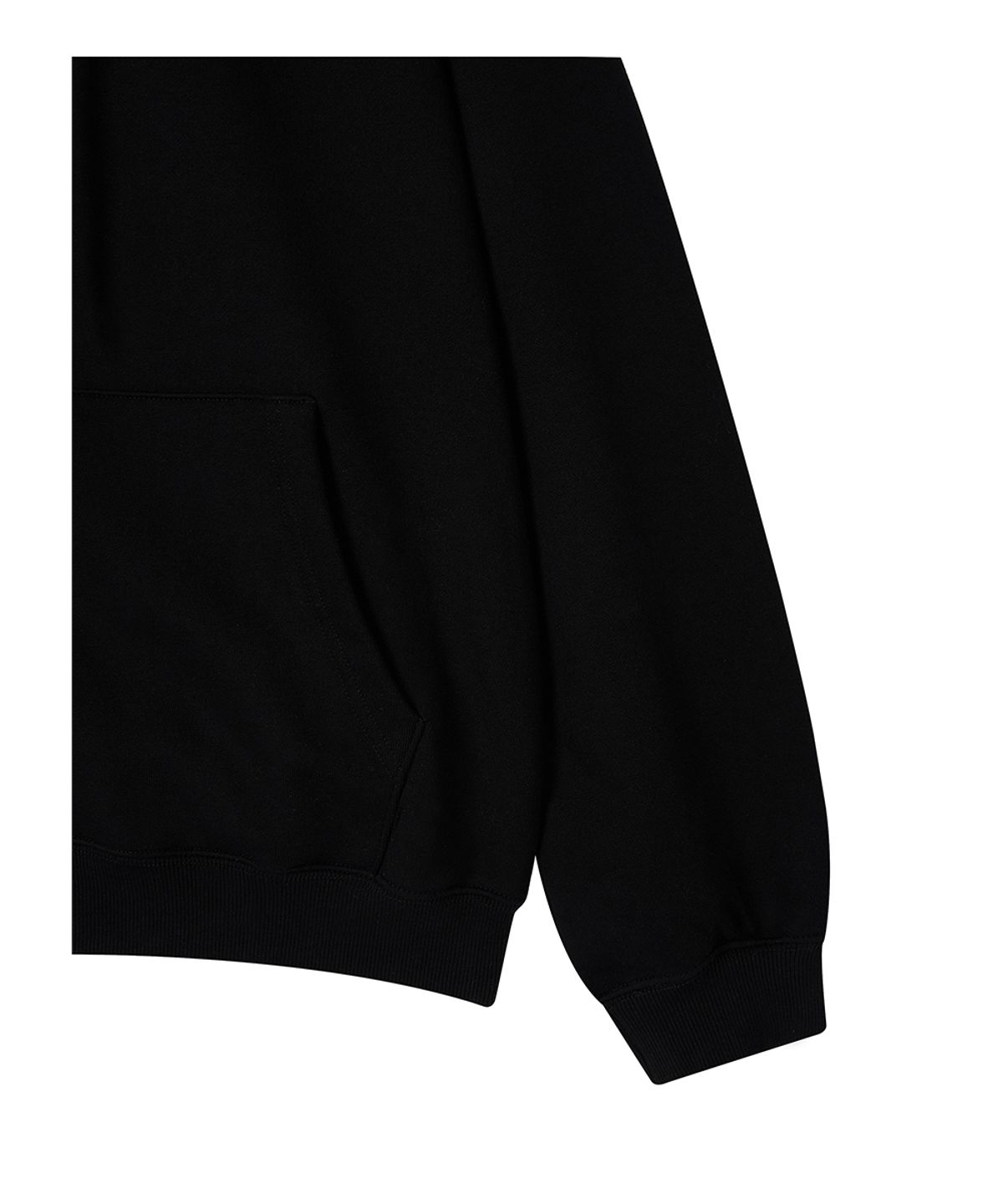 로타입(ROUGHTYPE) roughtype Signature Over Fit Hood Zip-up -Black
