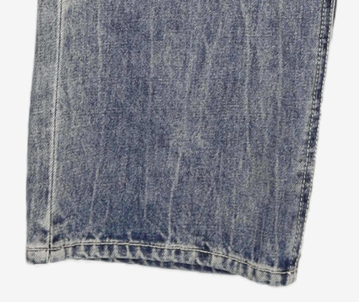 마틴플랜(MARTIN PLAN) Cut Out Straight Jeans - BLUE AS/105