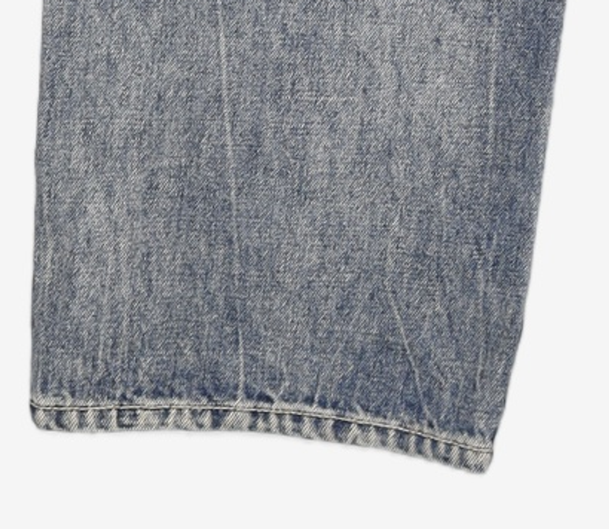 마틴플랜(MARTIN PLAN) Cut Out Straight Jeans - BLUE AS/105