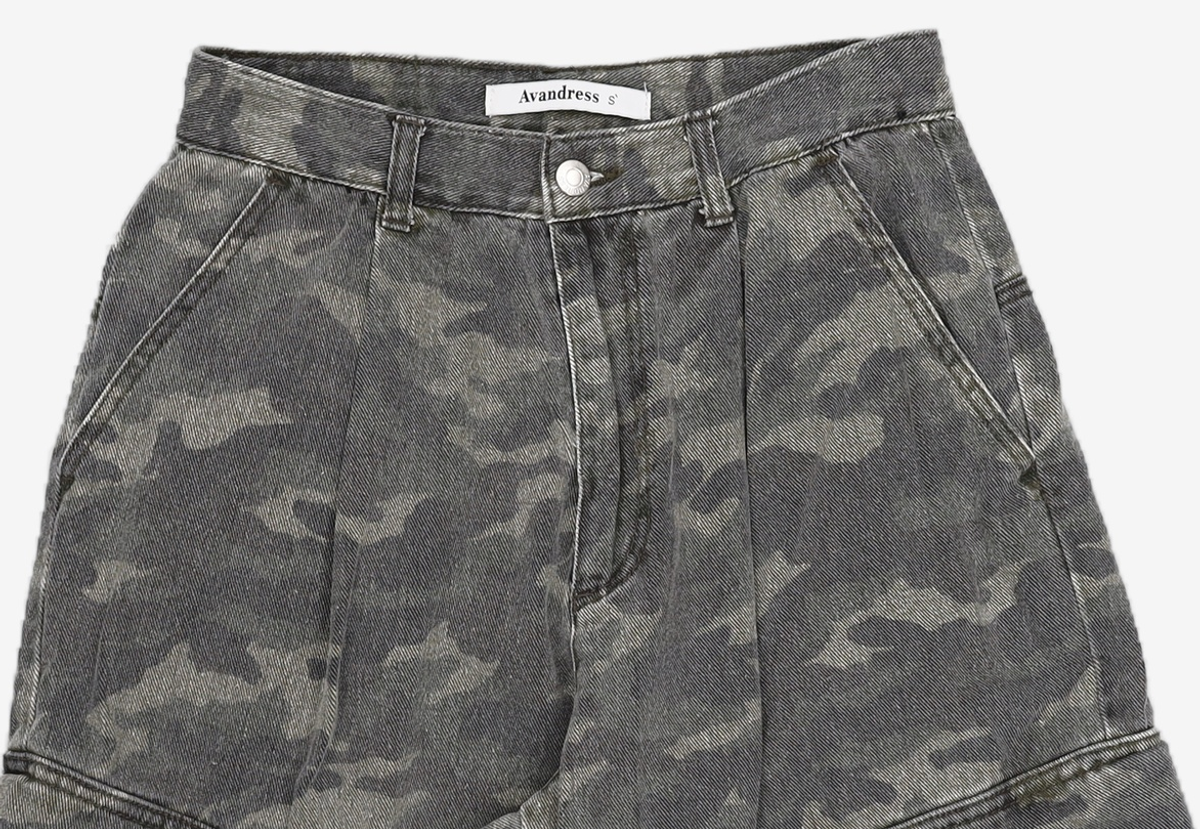 어반드레스(AVANDRESS) Carpenter Denim Shorts CAMO S