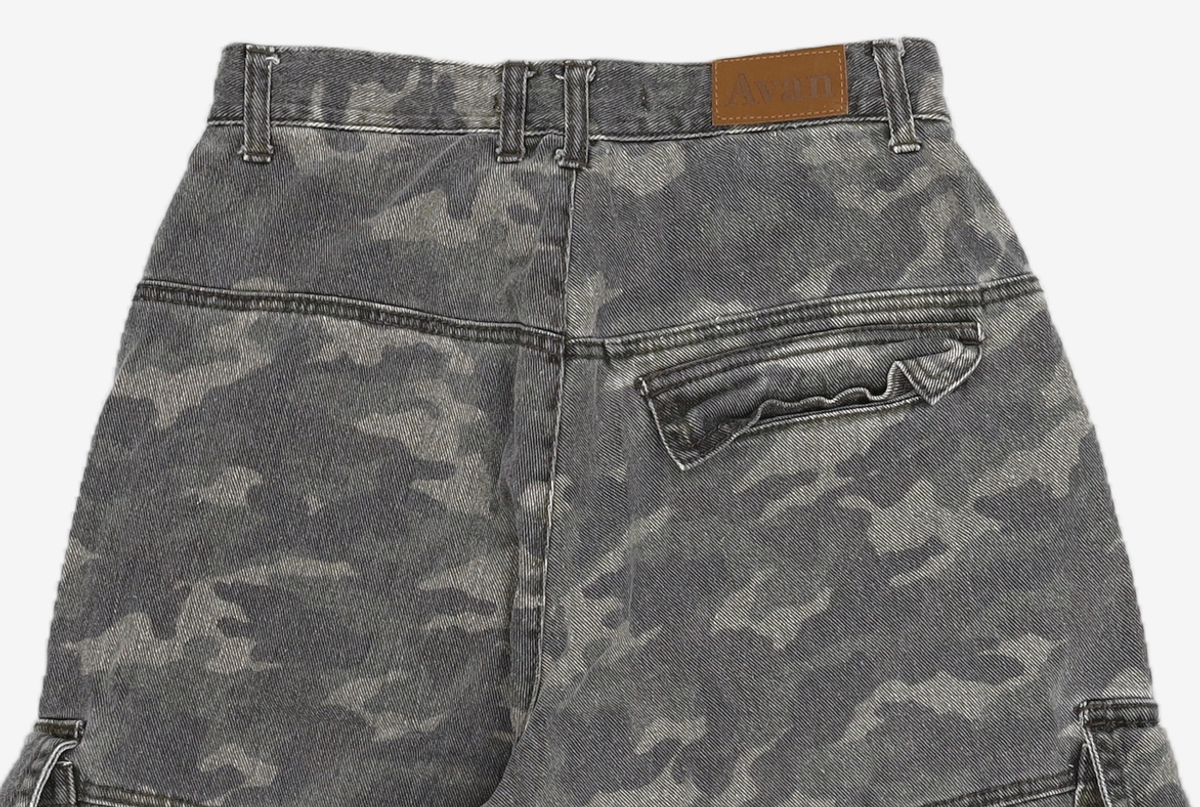 어반드레스(AVANDRESS) Carpenter Denim Shorts CAMO S