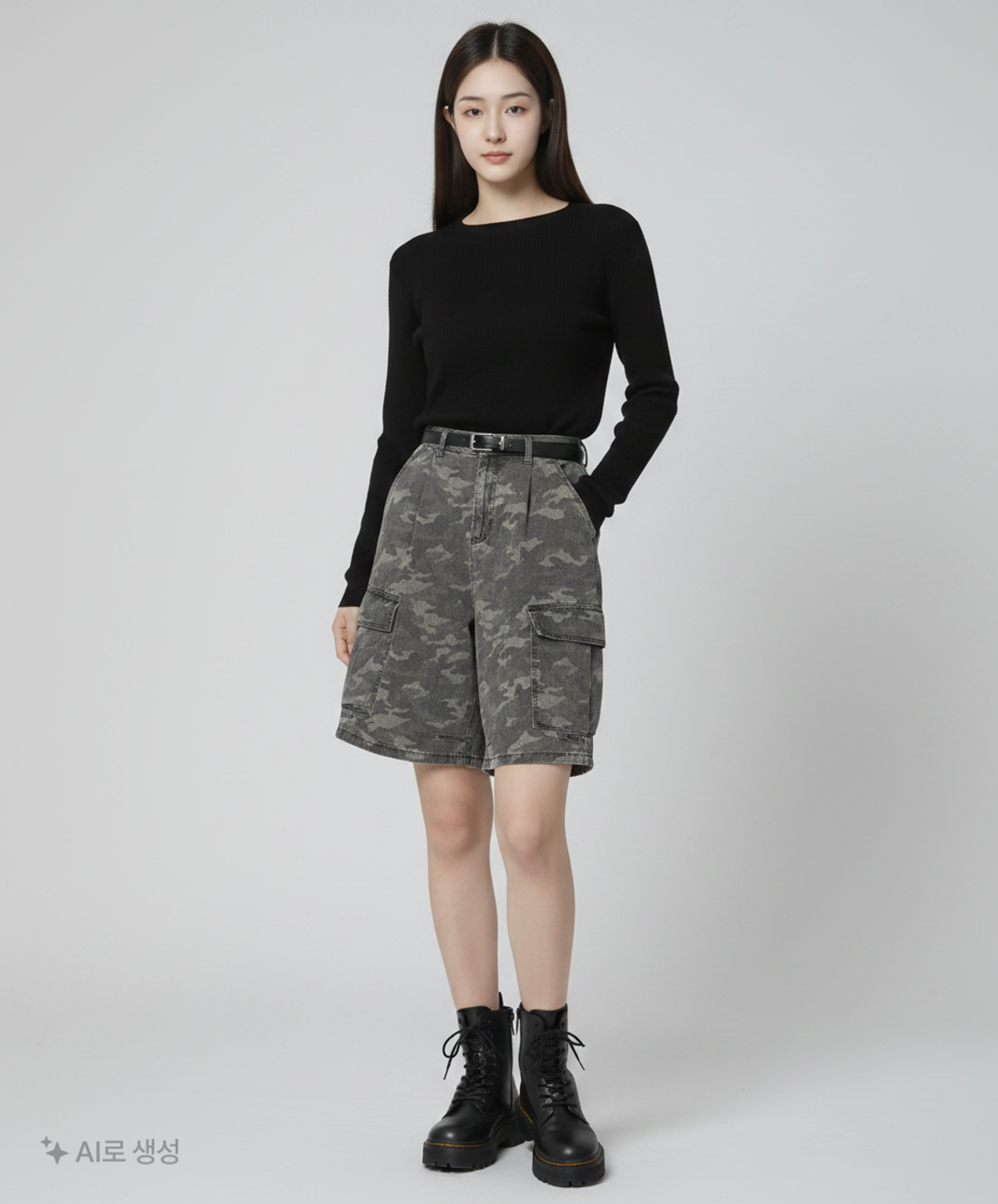 어반드레스(AVANDRESS) Carpenter Denim Shorts CAMO S