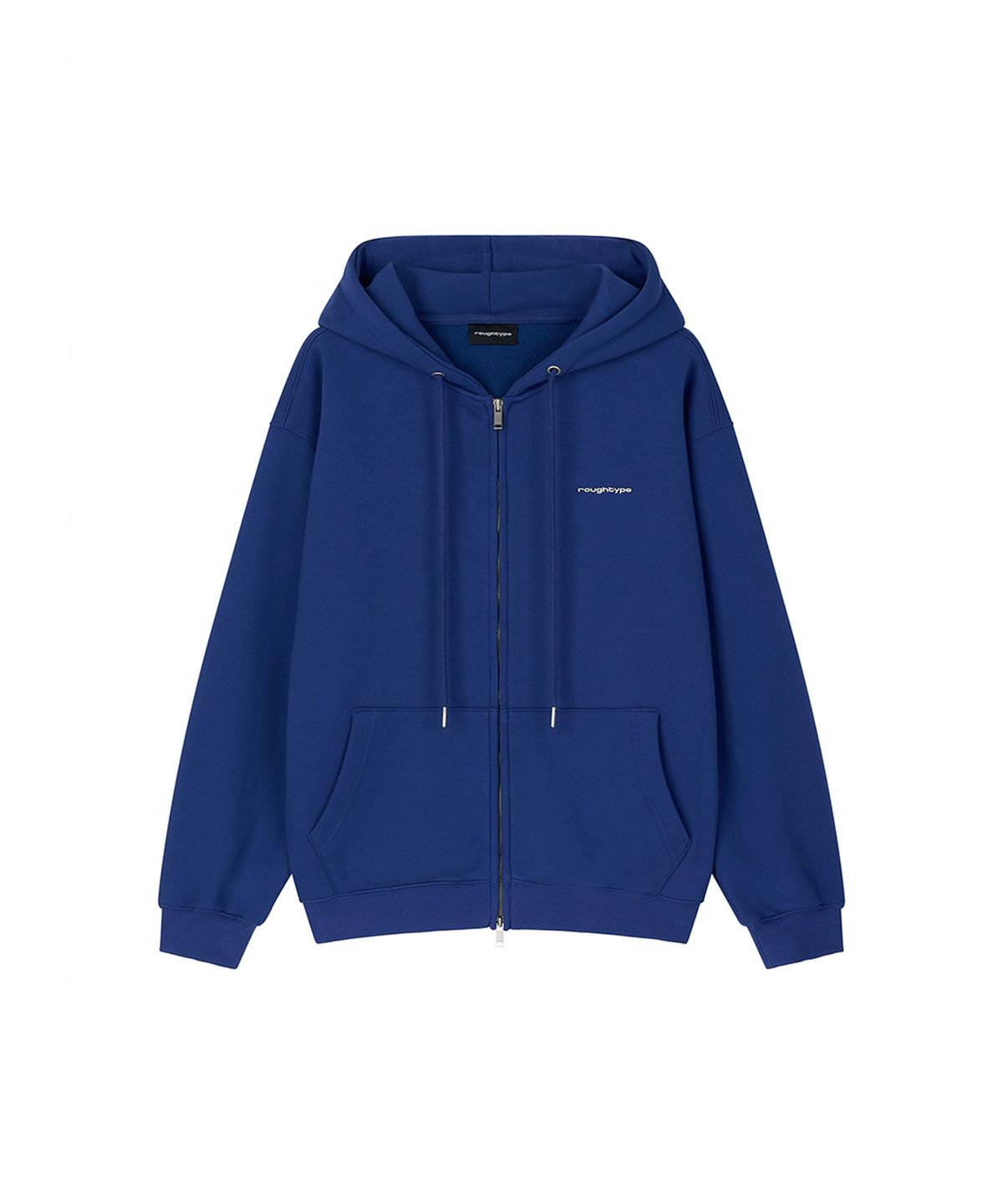 로타입(ROUGHTYPE) roughtype Signature Over Fit Hood Zip-up - Blue