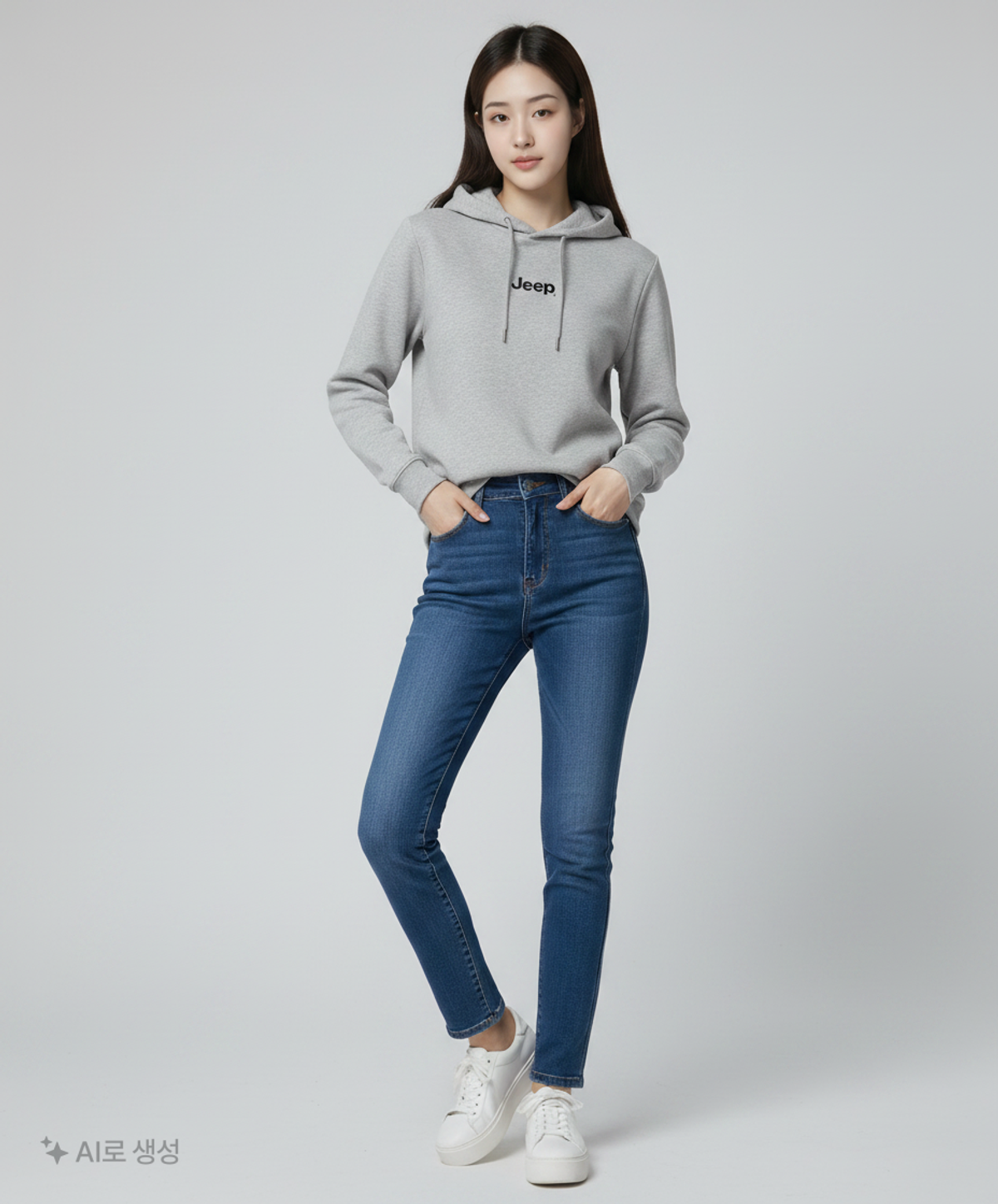 지프(JEEP) 후드 티셔츠 S