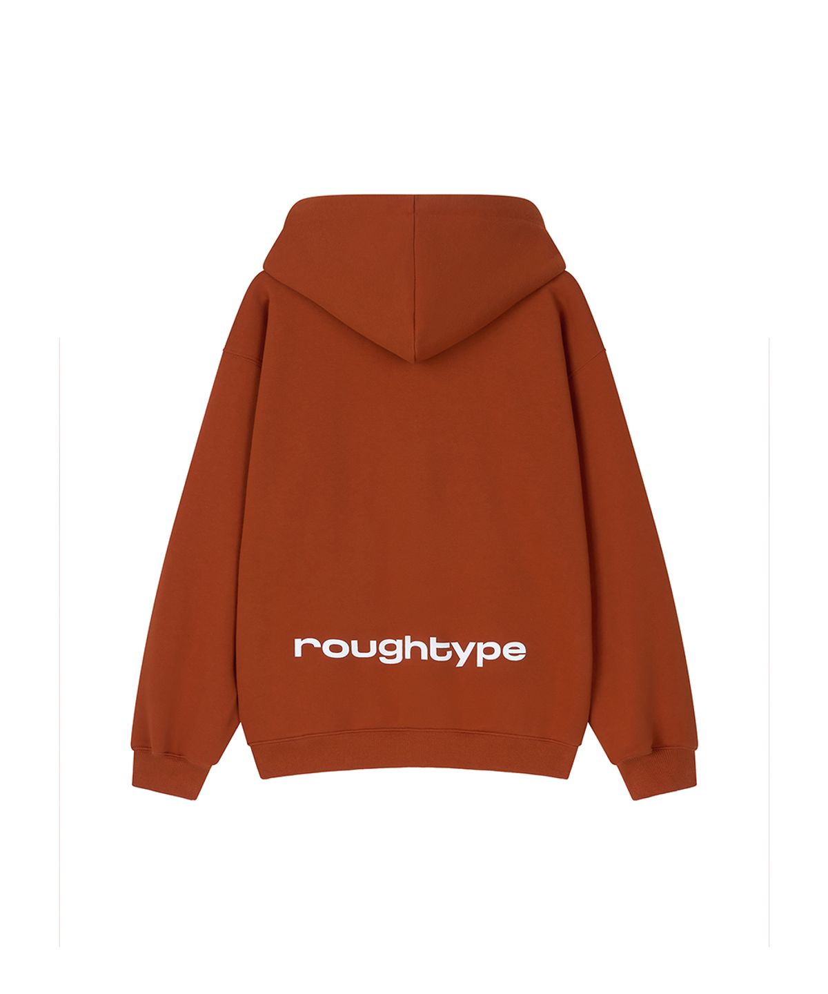 로타입(ROUGHTYPE) roughtype Signature Over Fit Hood Zip-up - Rust