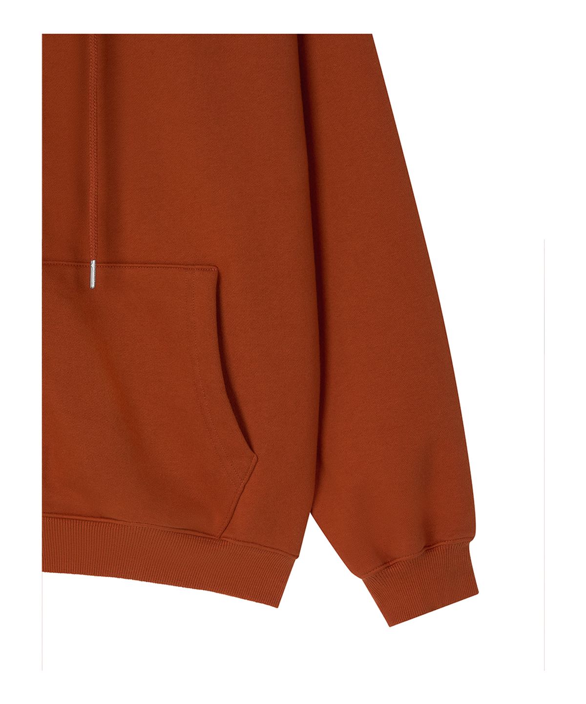 로타입(ROUGHTYPE) roughtype Signature Over Fit Hood Zip-up - Rust