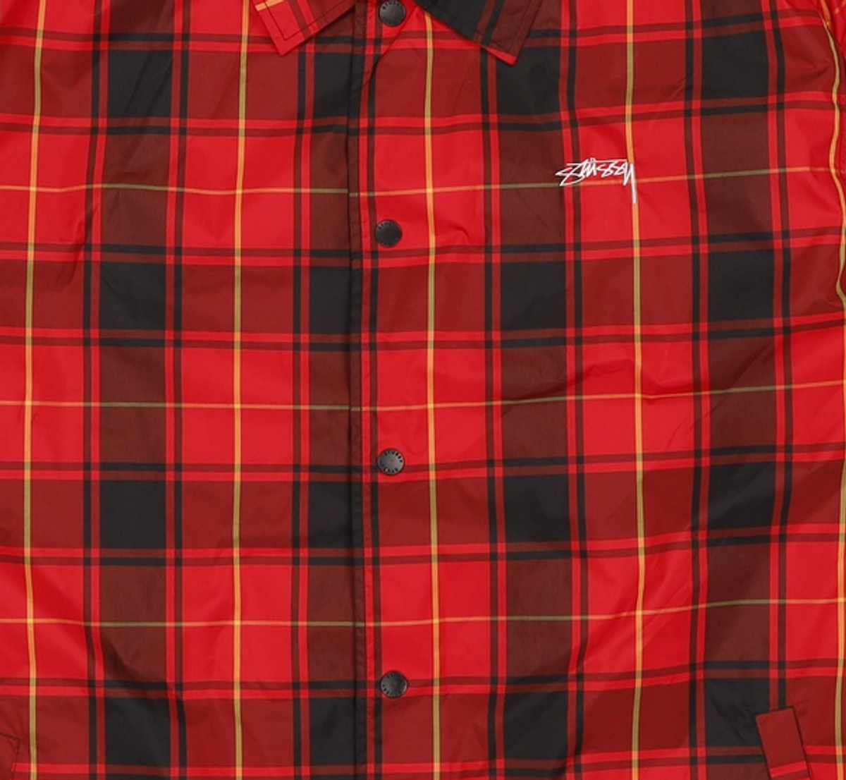 스투시(STUSSY) 스투시 115353 CRUIZE COACH JACKET-RED PLAID XXL