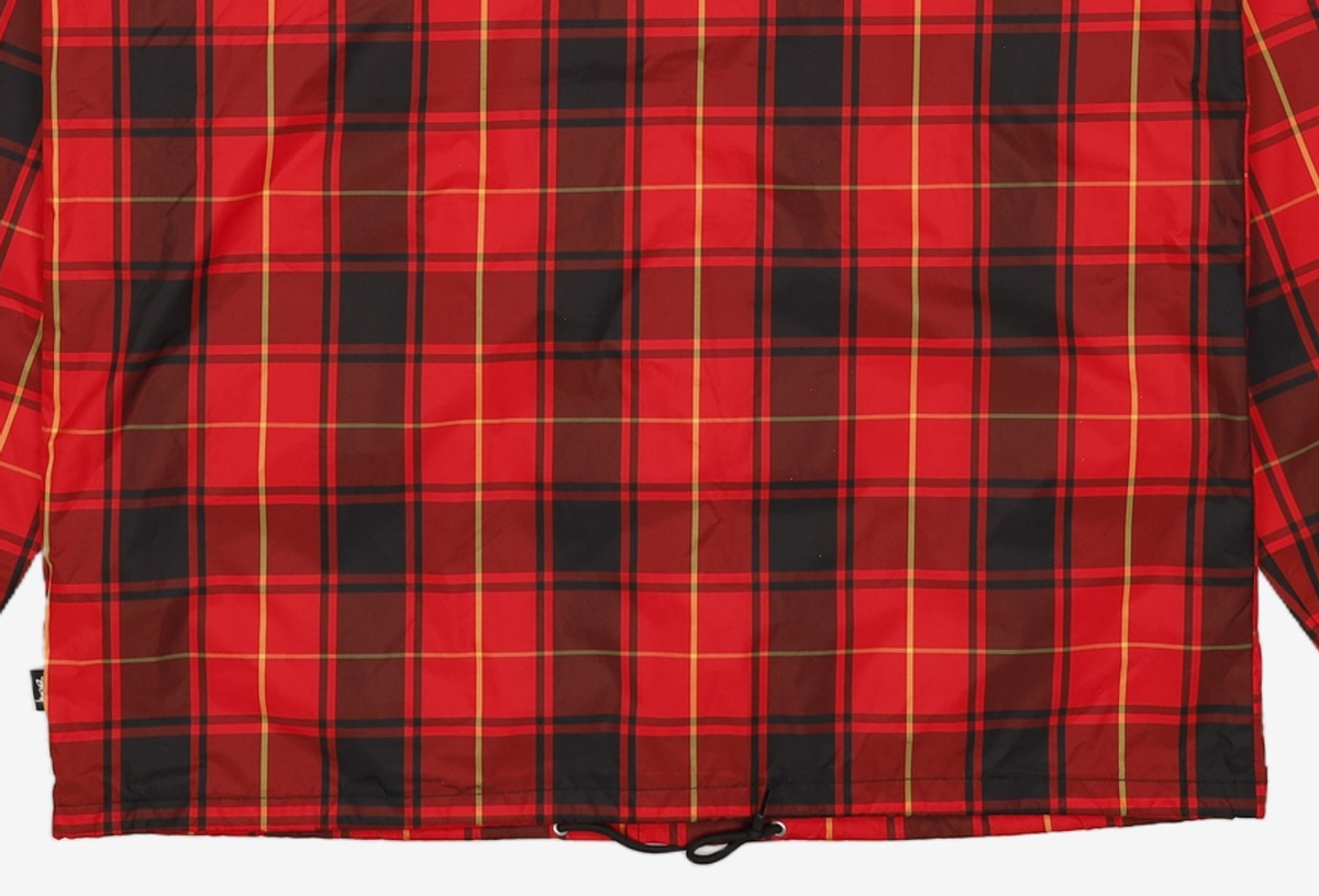 스투시(STUSSY) 스투시 115353 CRUIZE COACH JACKET-RED PLAID XXL