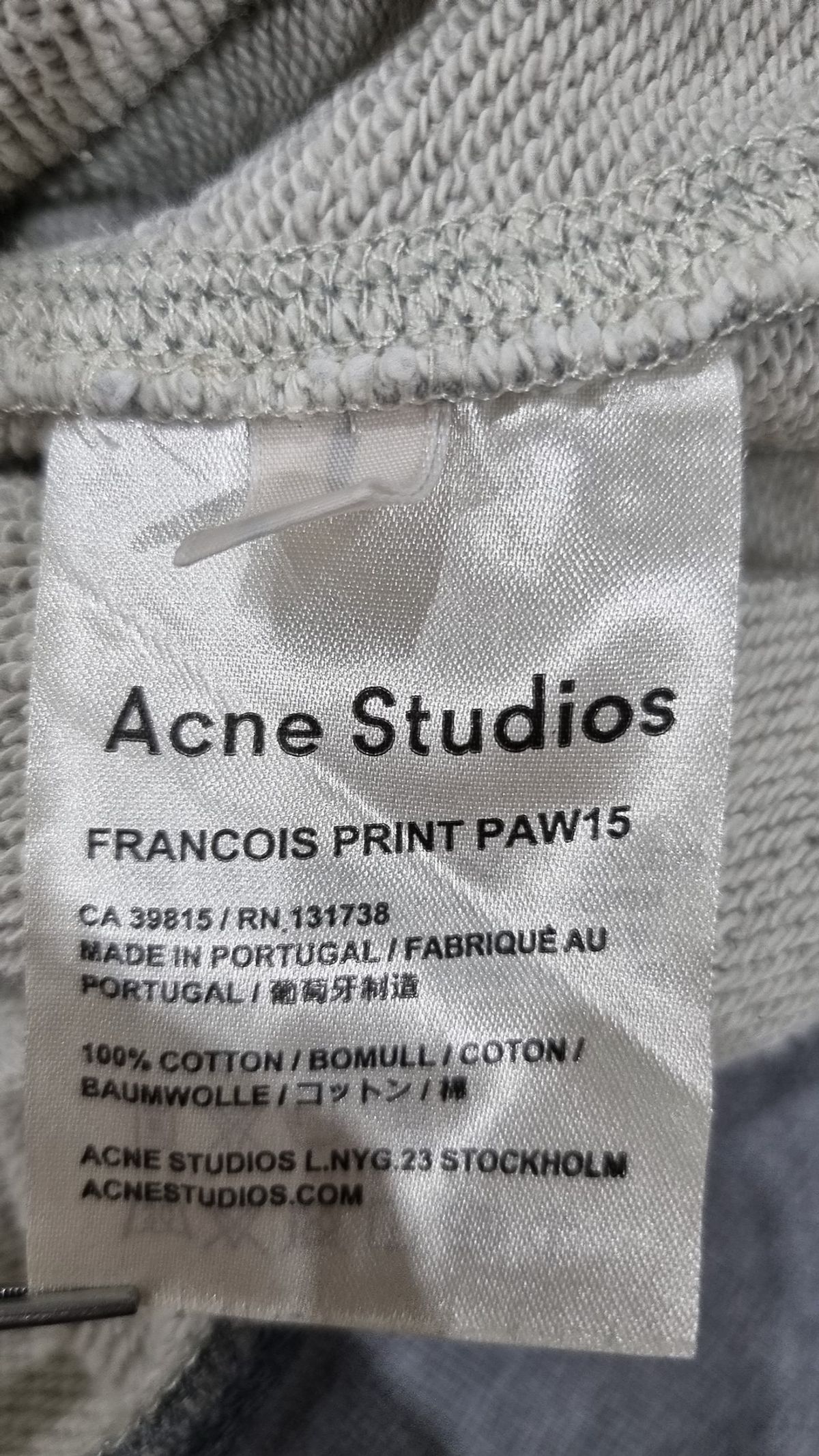 아크네 스튜디오(ACNE STUDIOS) 맨투맨/스웨트셔츠 XL