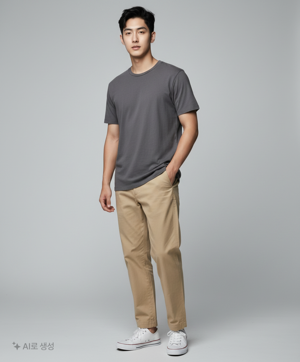 유니클로(UNIQLO) 코튼 팬츠 L