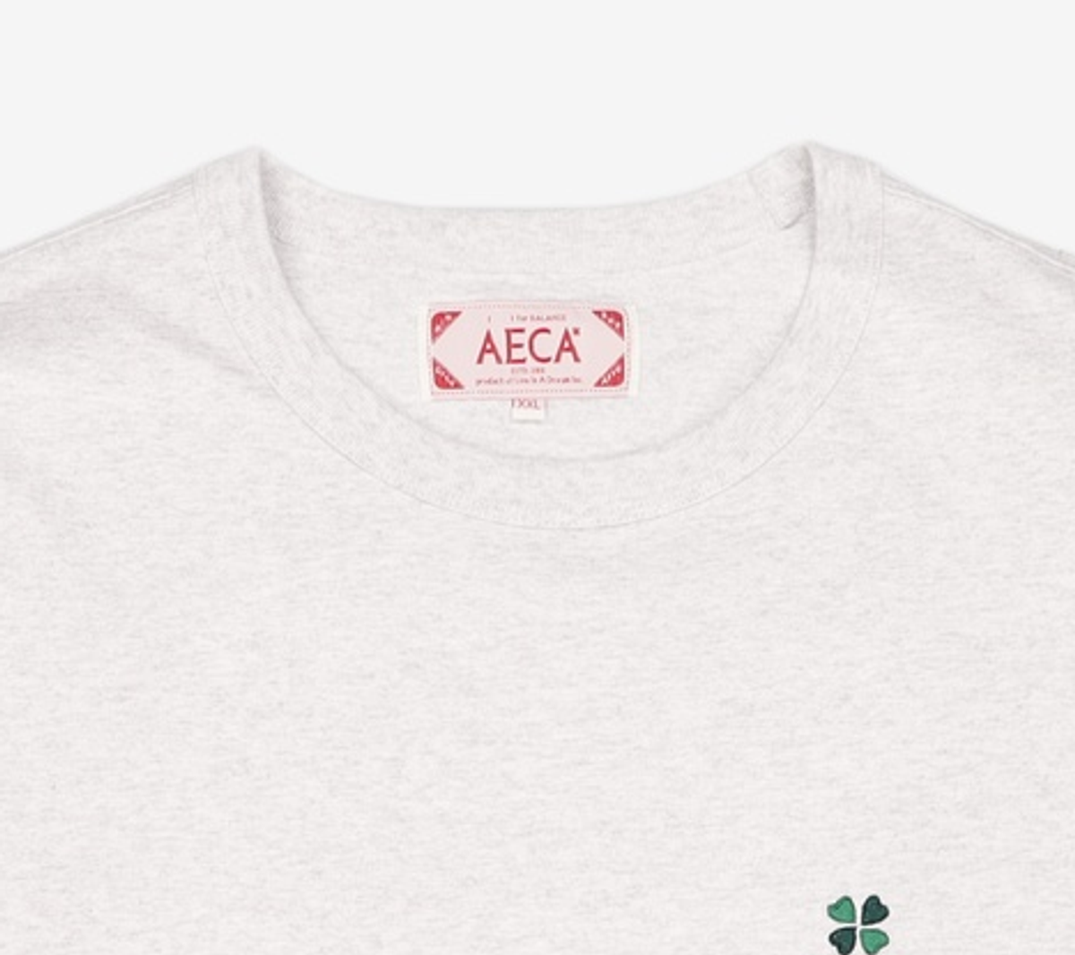 에이카화이트(AECA) 반소매 티셔츠 XXL