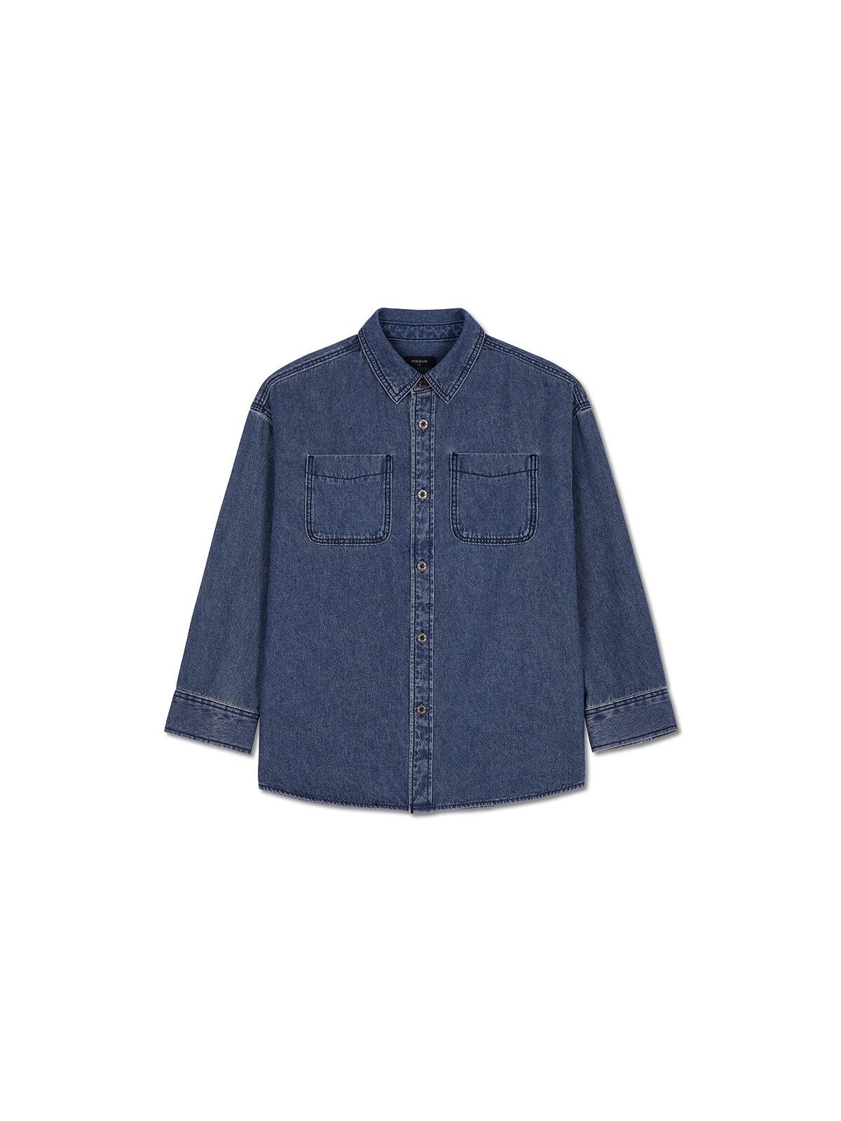 폴햄키즈(POLHAM KIDS) 공용 데님 셔츠 _PKG4WC3020