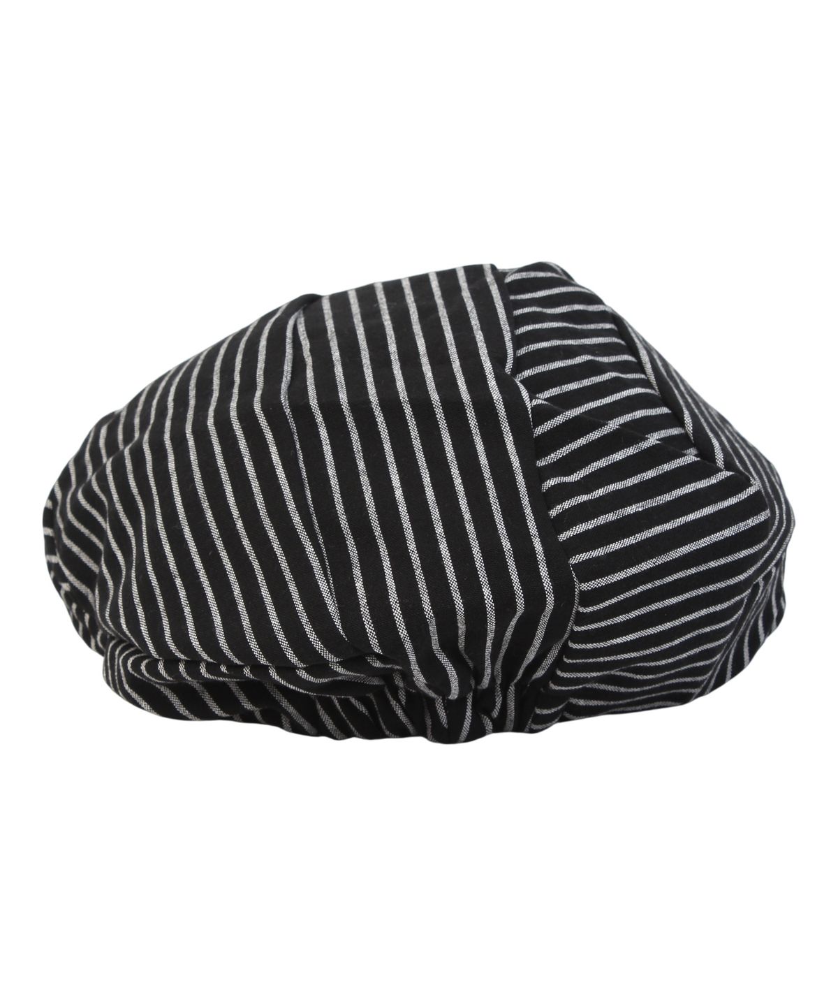 유니버셜 케미스트리(UNIVERSAL CHEMISTRY) Stripe Wrinkle Black Wire Marine Cap 주름모자