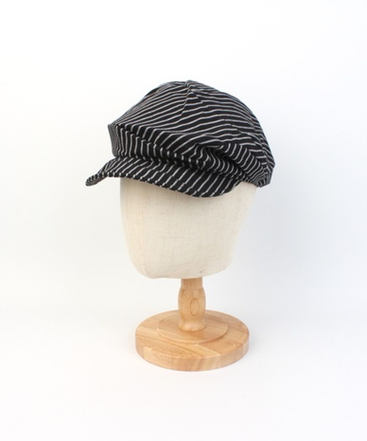 유니버셜 케미스트리(UNIVERSAL CHEMISTRY) Stripe Wrinkle Black Wire Marine Cap 주름모자