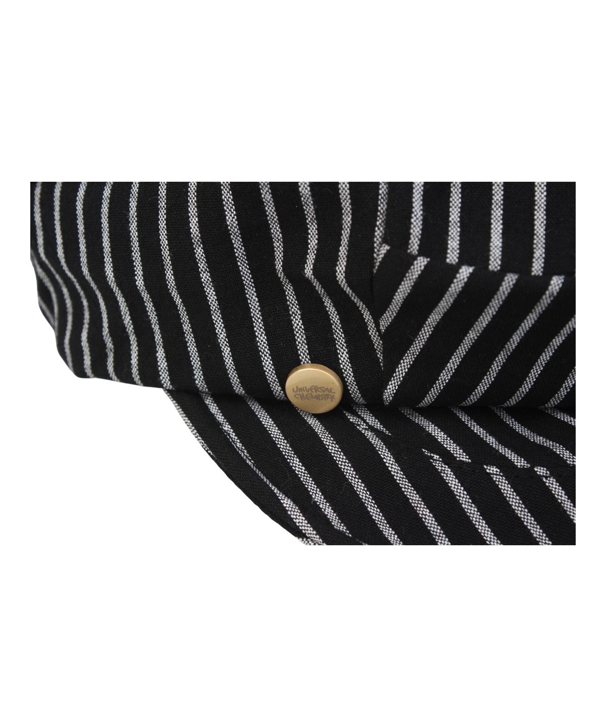 유니버셜 케미스트리(UNIVERSAL CHEMISTRY) Stripe Wrinkle Black Wire Marine Cap 주름모자