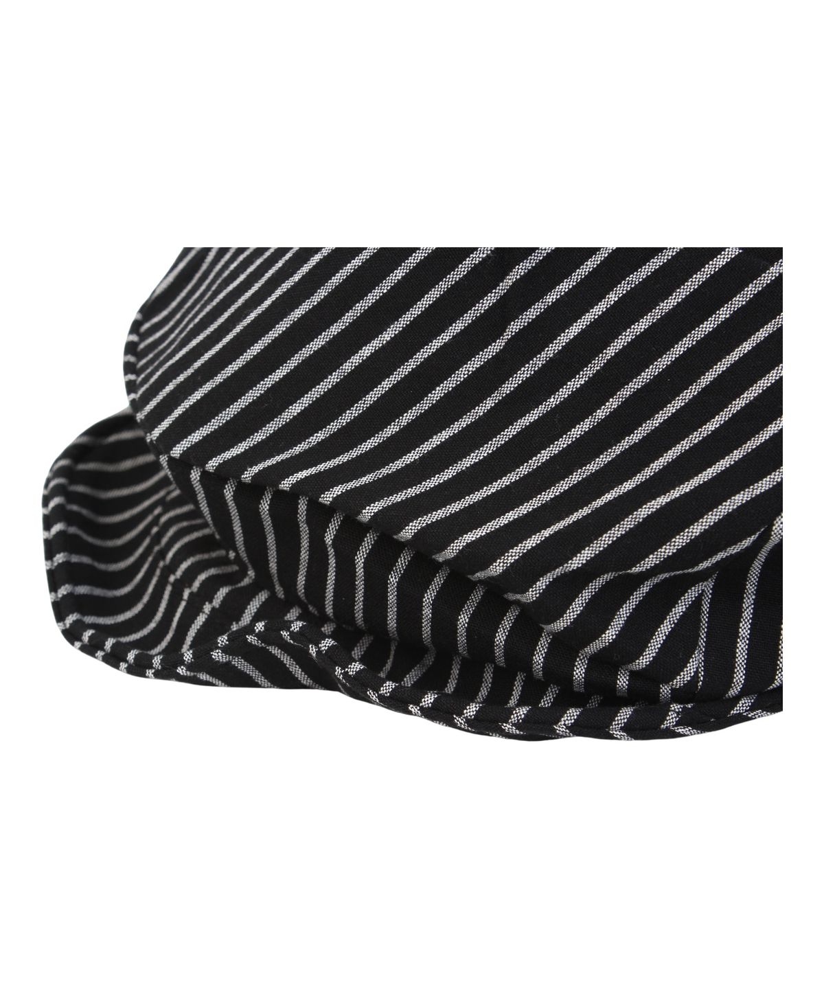 유니버셜 케미스트리(UNIVERSAL CHEMISTRY) Stripe Wrinkle Black Wire Marine Cap 주름모자