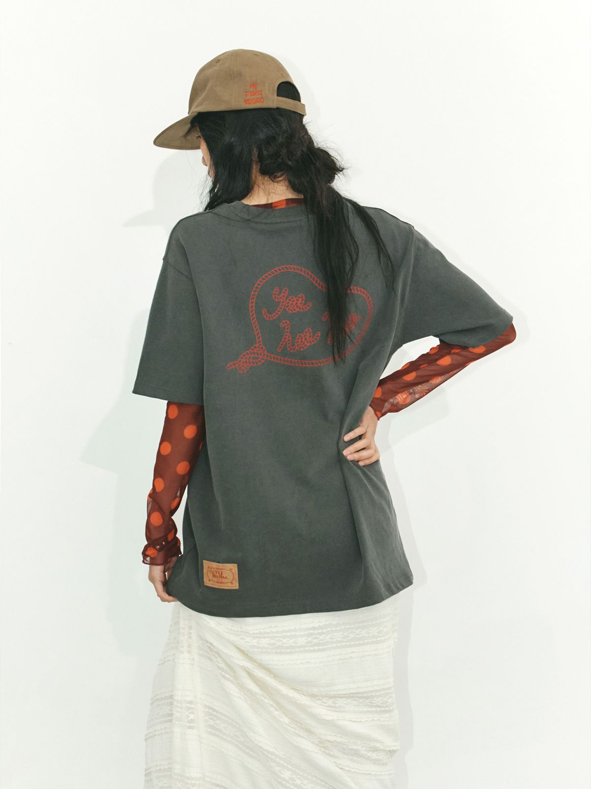 이히하(YEEHEEHAA) unisex pigment label T (CH)