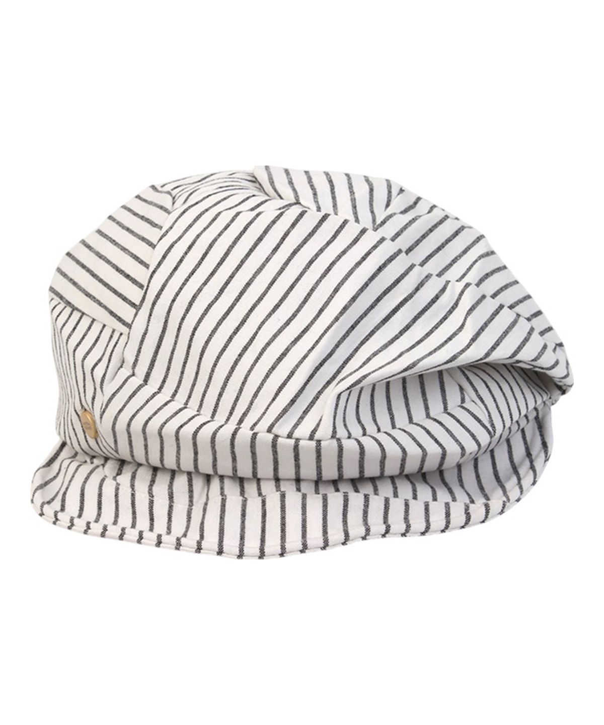유니버셜 케미스트리(UNIVERSAL CHEMISTRY) Stripe Wrinkle White Wire Marine Cap 주름모자