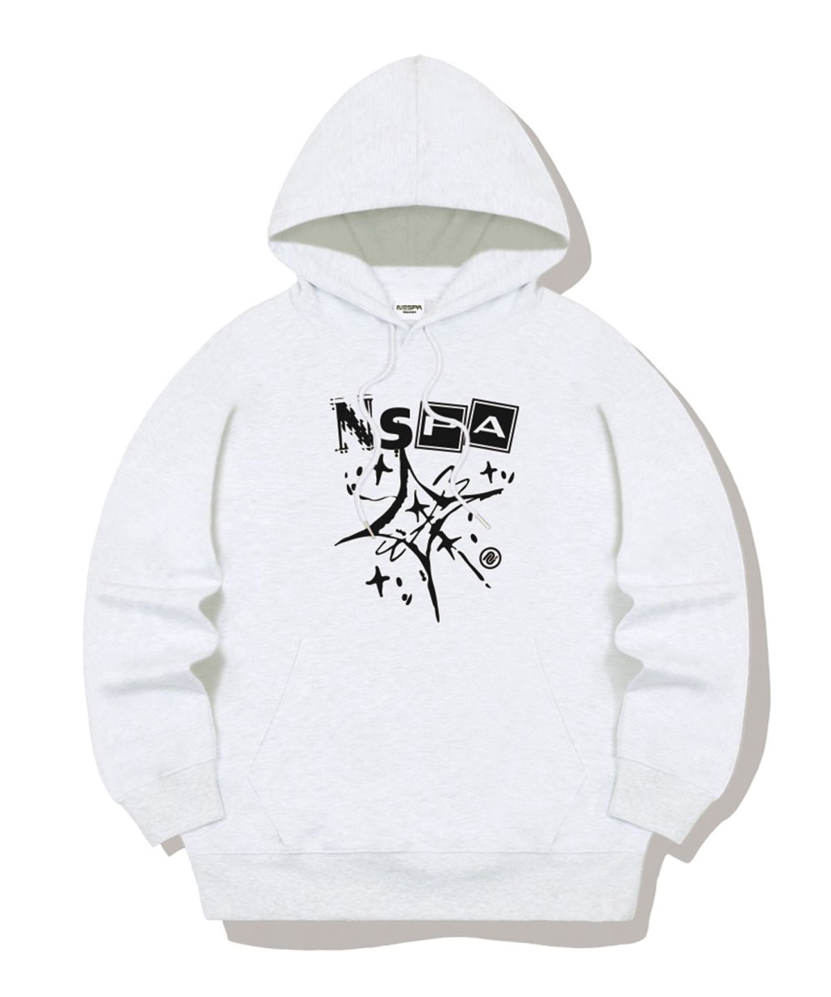 네스파 스튜디오(NESPA STUDIO) 블라스트 오버핏 후드티셔츠 5 Color [NSPI_6007]