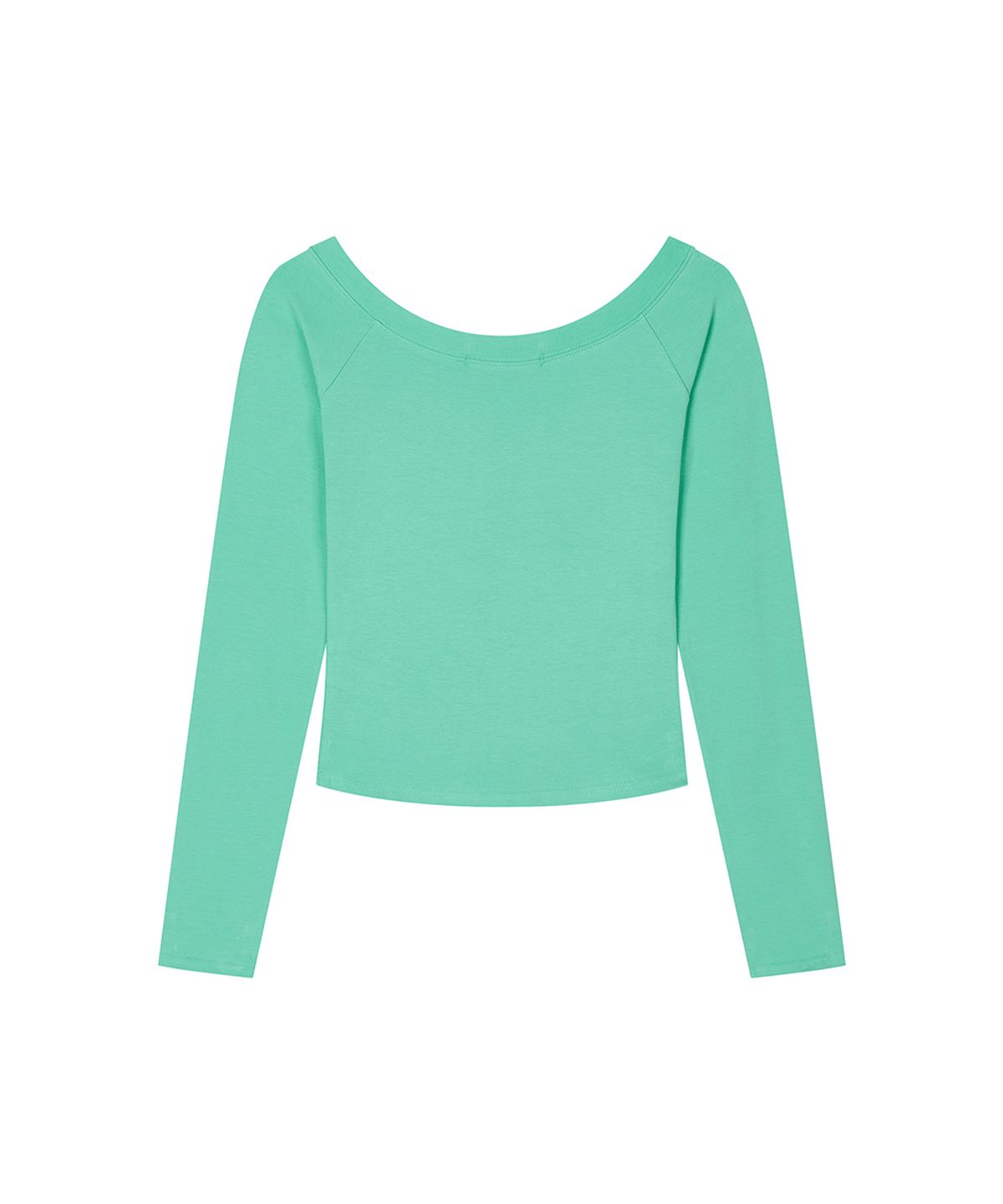 로타입(ROUGHTYPE) Light Off Shoulder Long Sleeve - Mint