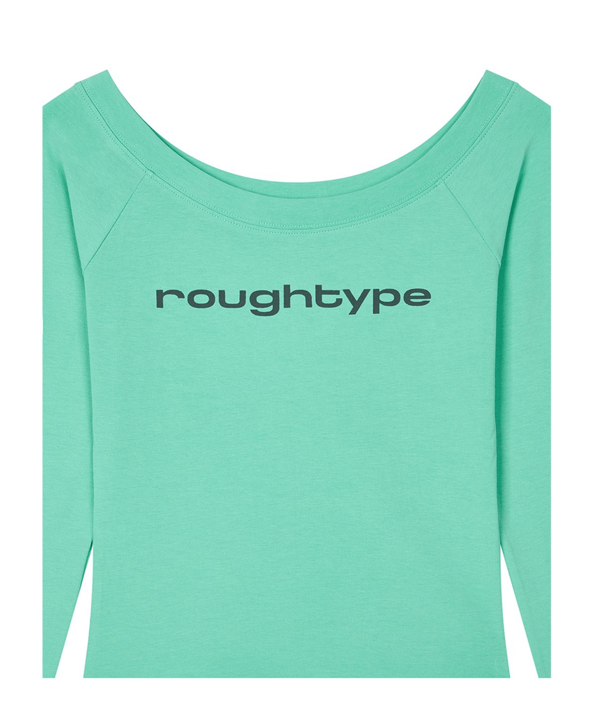 로타입(ROUGHTYPE) Light Off Shoulder Long Sleeve - Mint