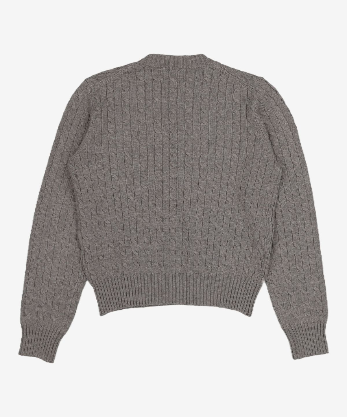 제너럴 아이디어(GENERAL IDEA) WOMAN GNRL 케이블 풀오버 [GREY] / WBC1L05507 S