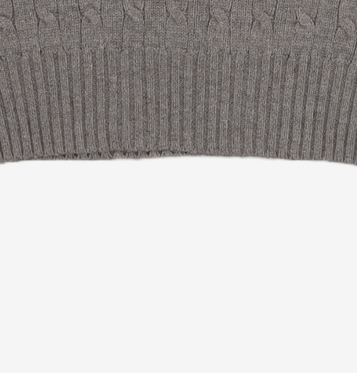 제너럴 아이디어(GENERAL IDEA) WOMAN GNRL 케이블 풀오버 [GREY] / WBC1L05507 S